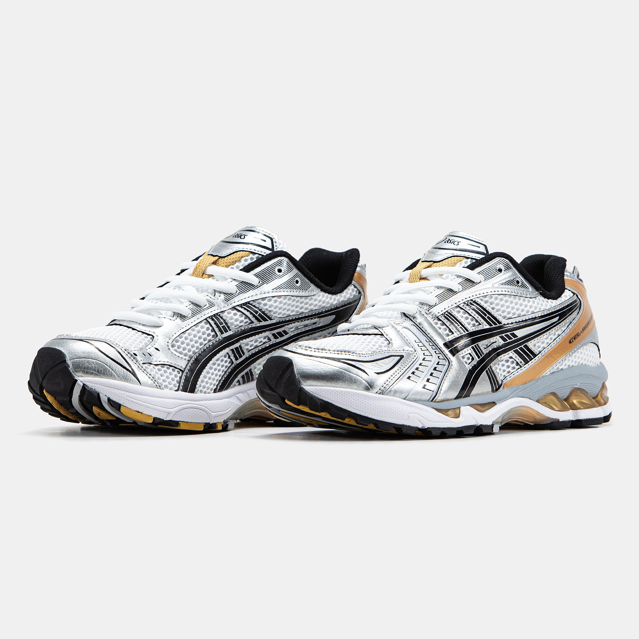 Asics Gel-Kayano 14 Silver Gold Black - изображение 8