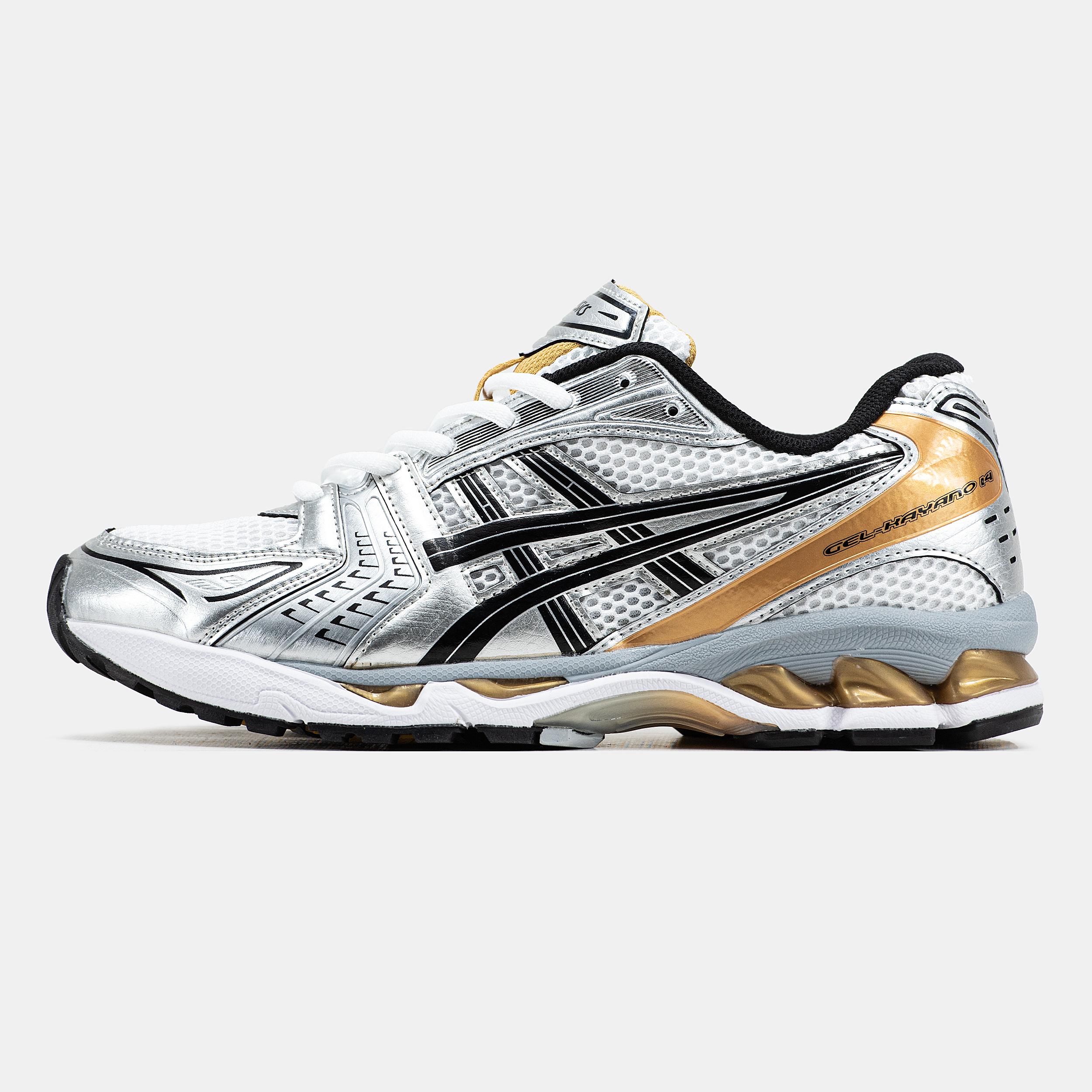 Asics Gel-Kayano 14 Silver Gold Black