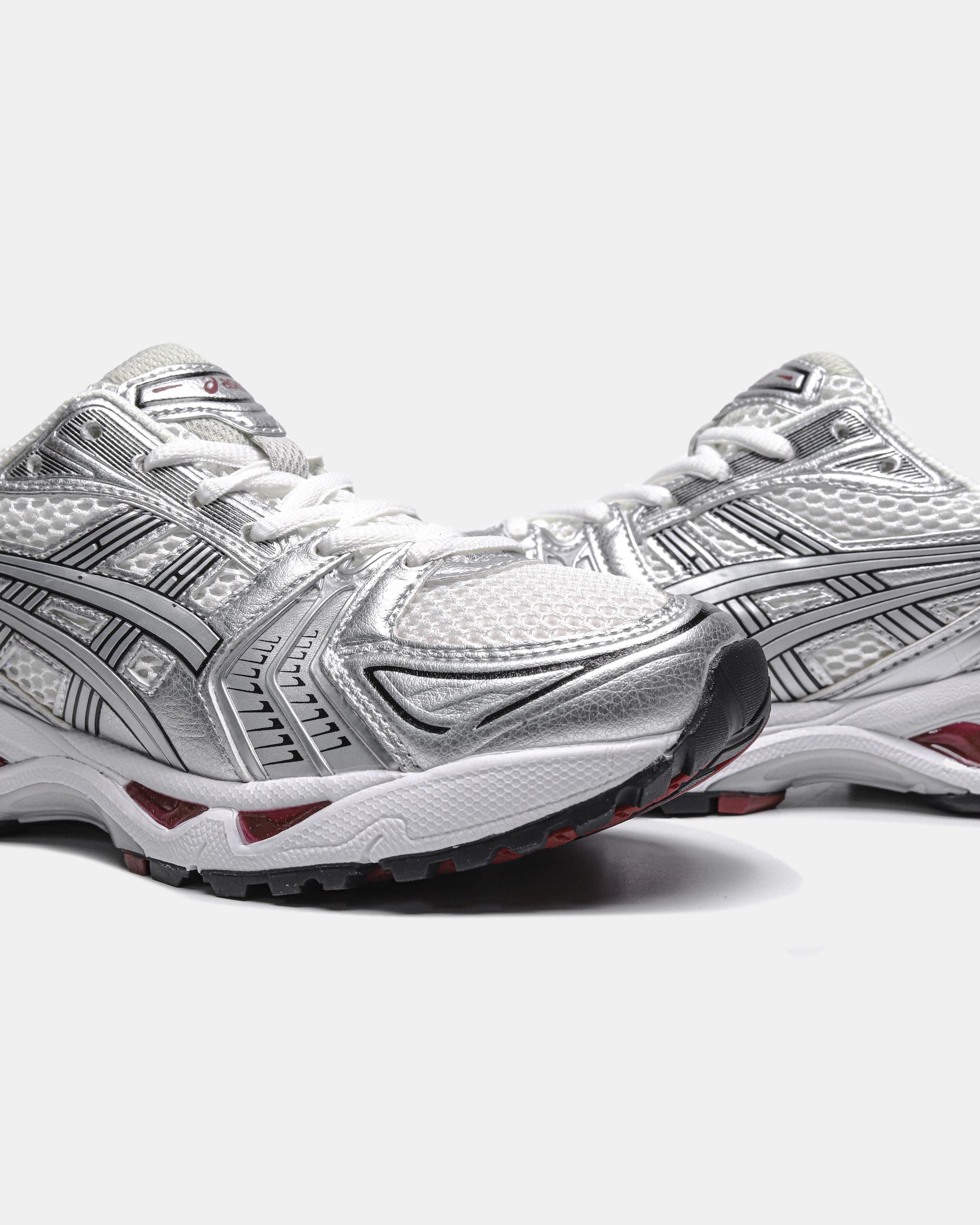 Asics Gel-Kayano 14 White Silver Red - изображение 1