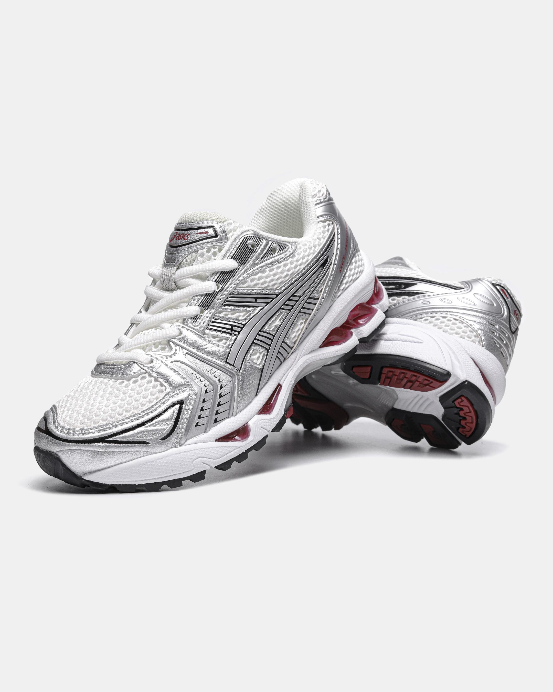 Asics Gel-Kayano 14 White Silver Red - изображение 2