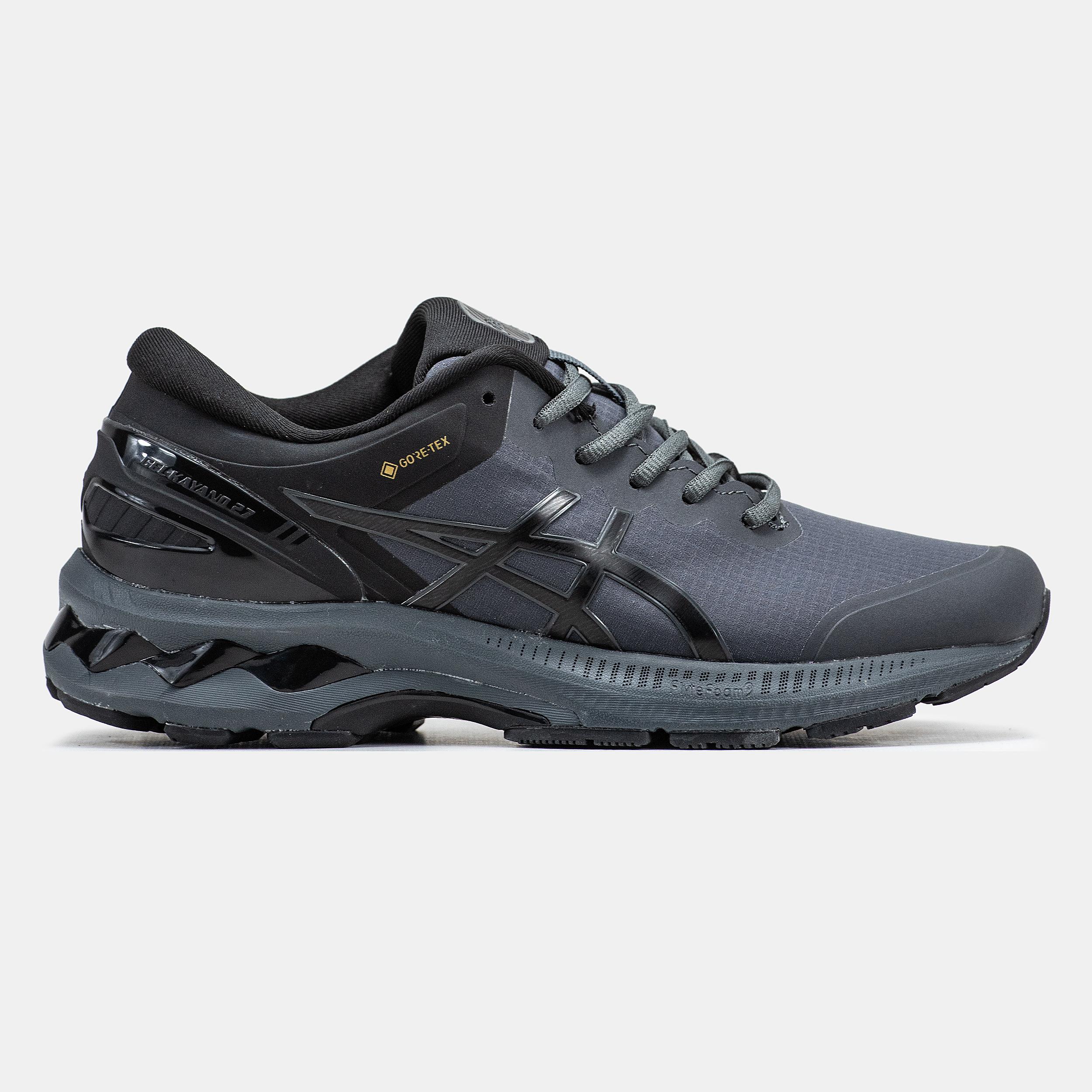 Asics Gel-Kayano 27 Gore-Tex Dark Grey Black - изображение 4