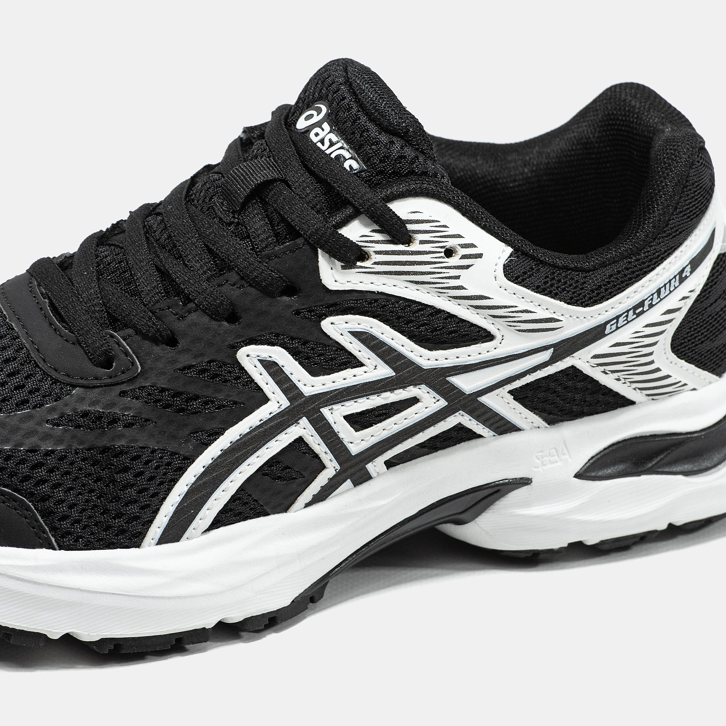 Asics Gel-Flux 4 Black White - изображение 8