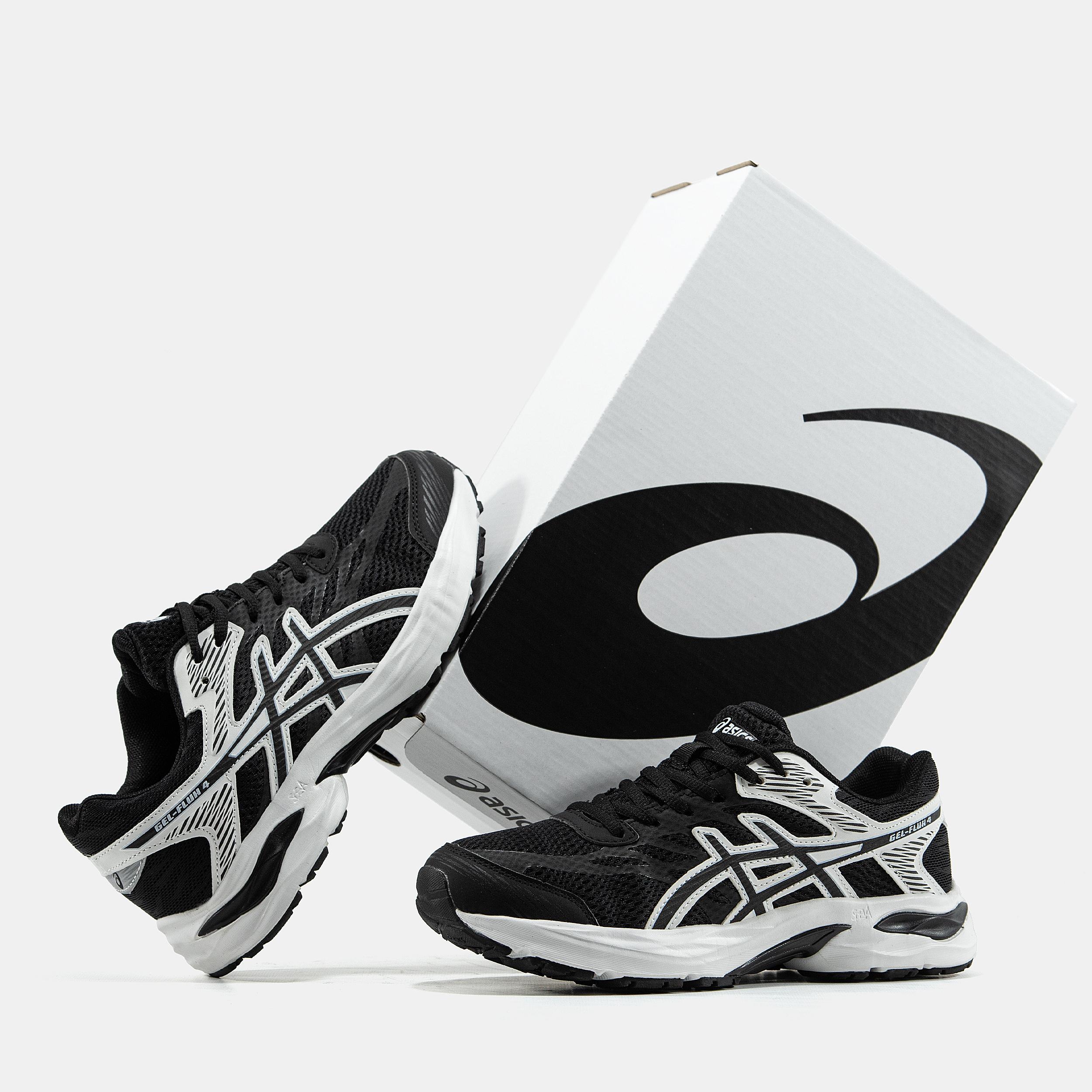 Asics Gel-Flux 4 Black White - изображение 9