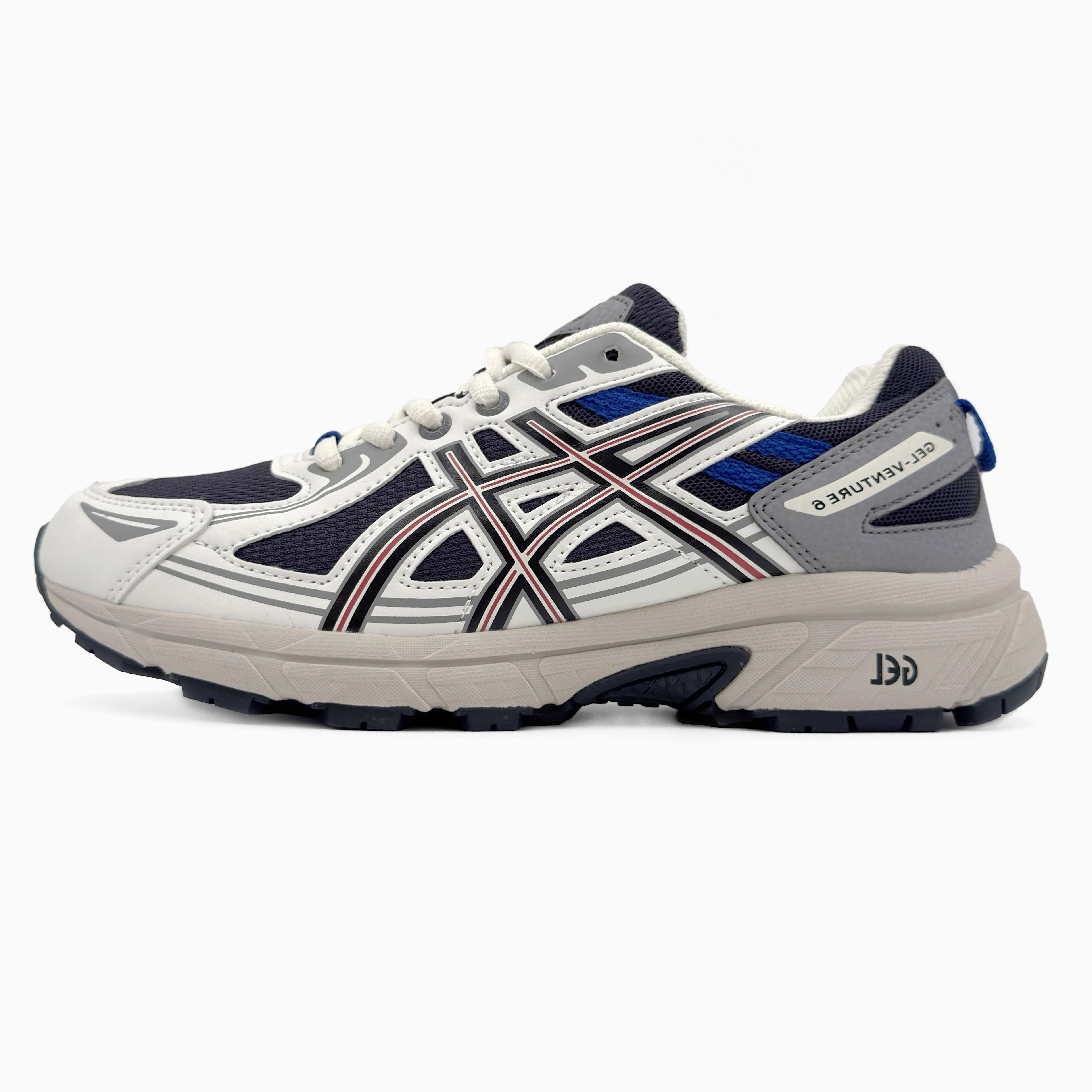 Asics Gel-Venture 6 White Navy Red