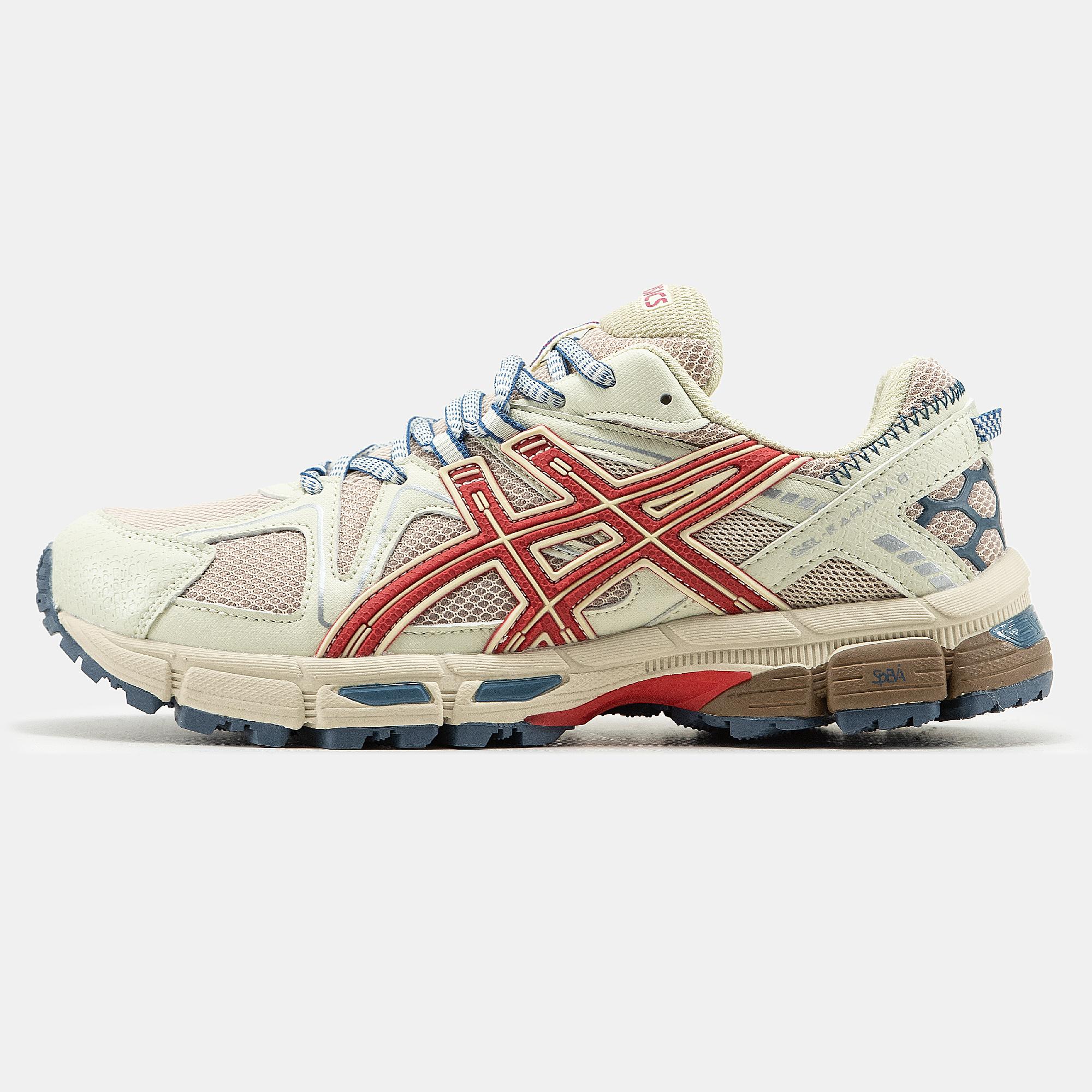 Asics Gel-Kahana 8 Cream Red Blue