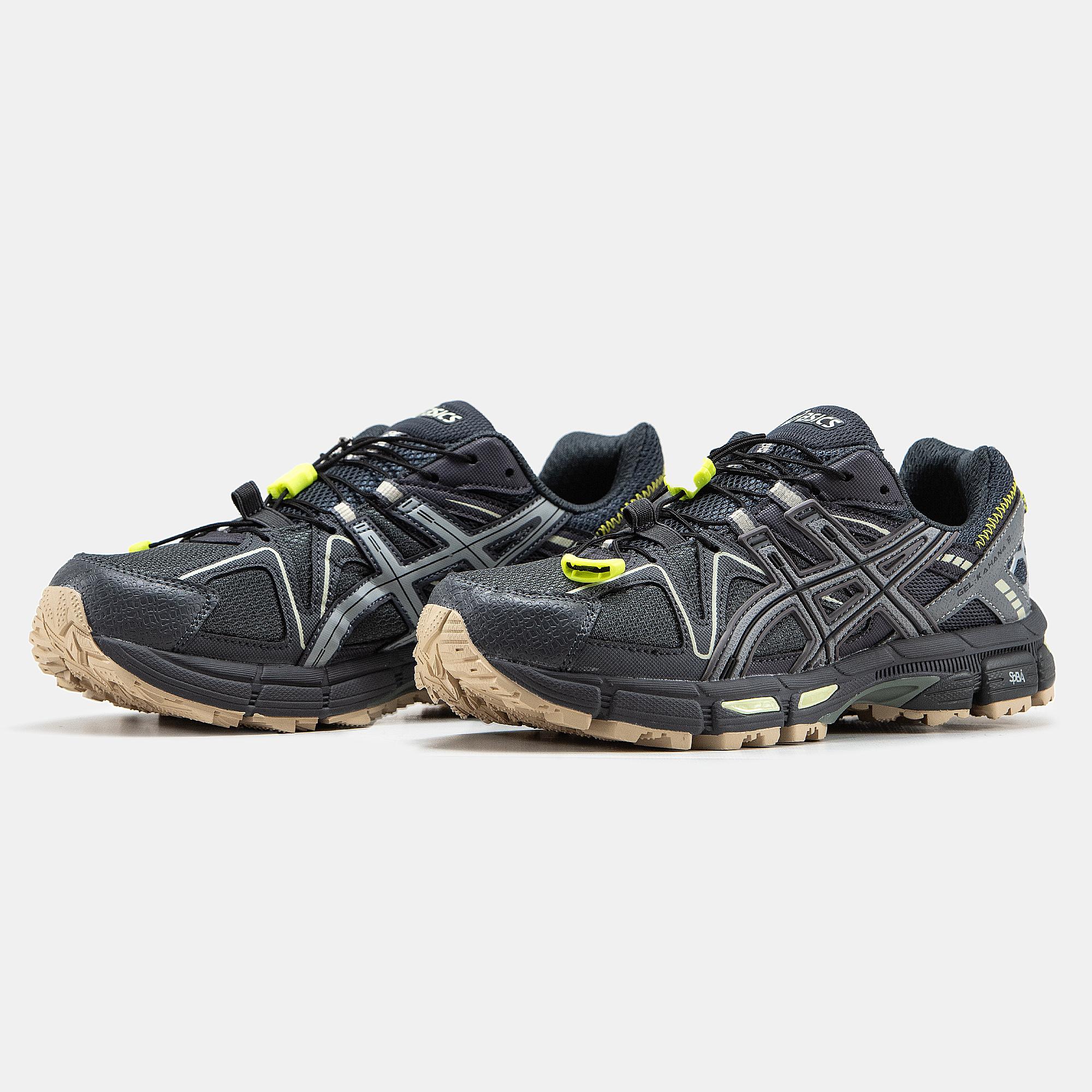 Asics Gel-Kahana 8 "Black Grey Lime" - изображение 4