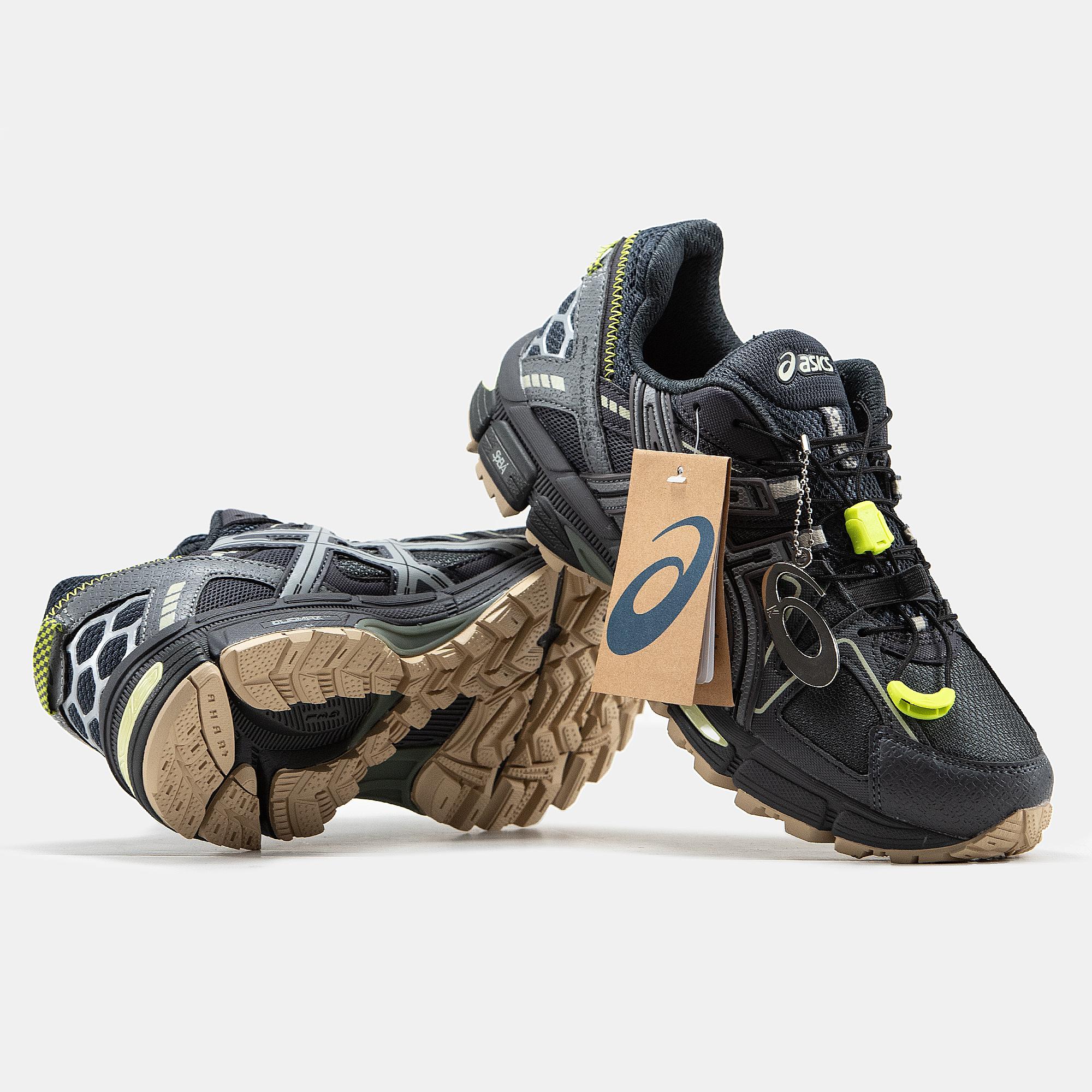 Asics Gel-Kahana 8 "Black Grey Lime" - изображение 5
