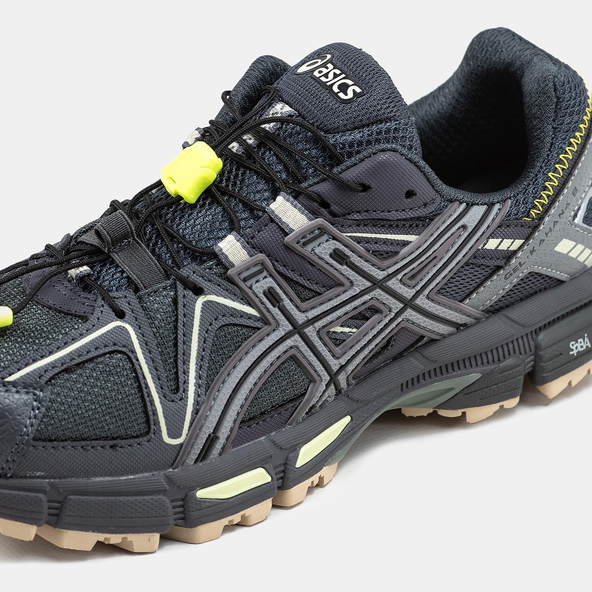 Asics Gel-Kahana 8 "Black Grey Lime" - изображение 6