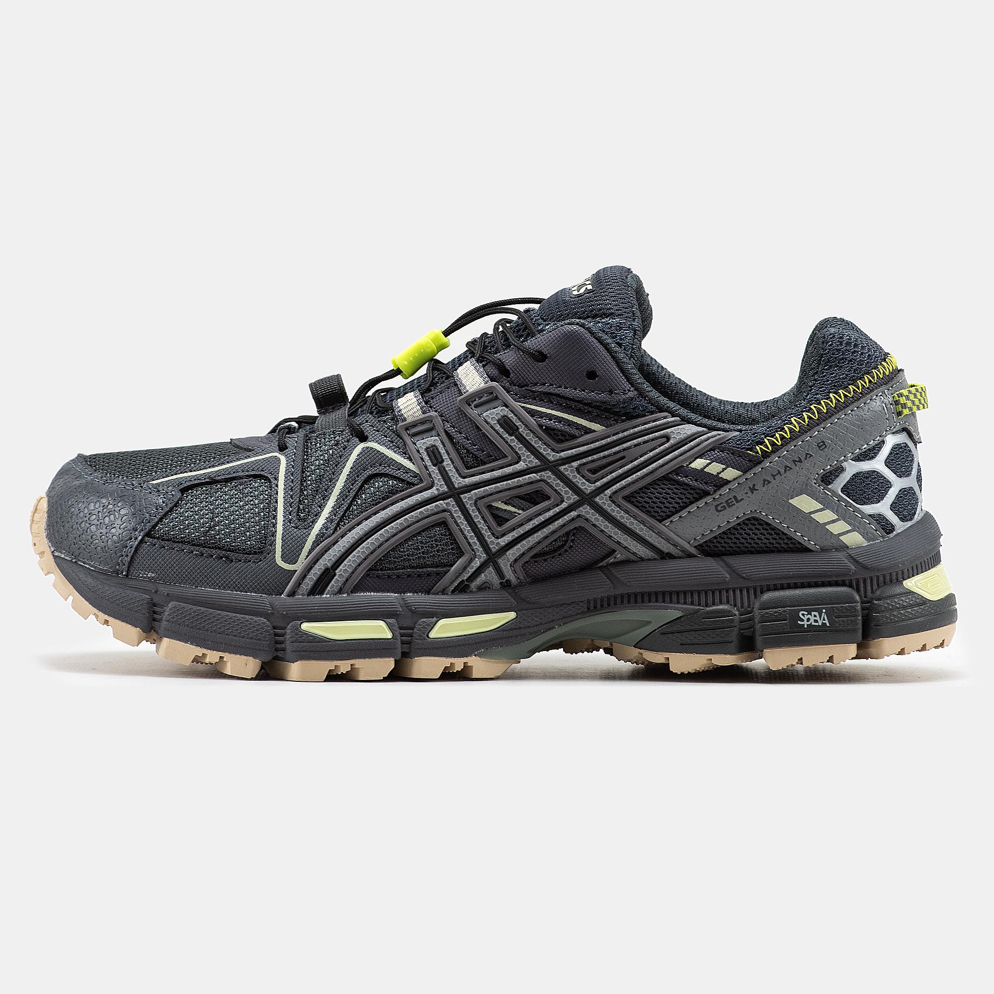 Asics Gel-Kahana 8 "Black Grey Lime"