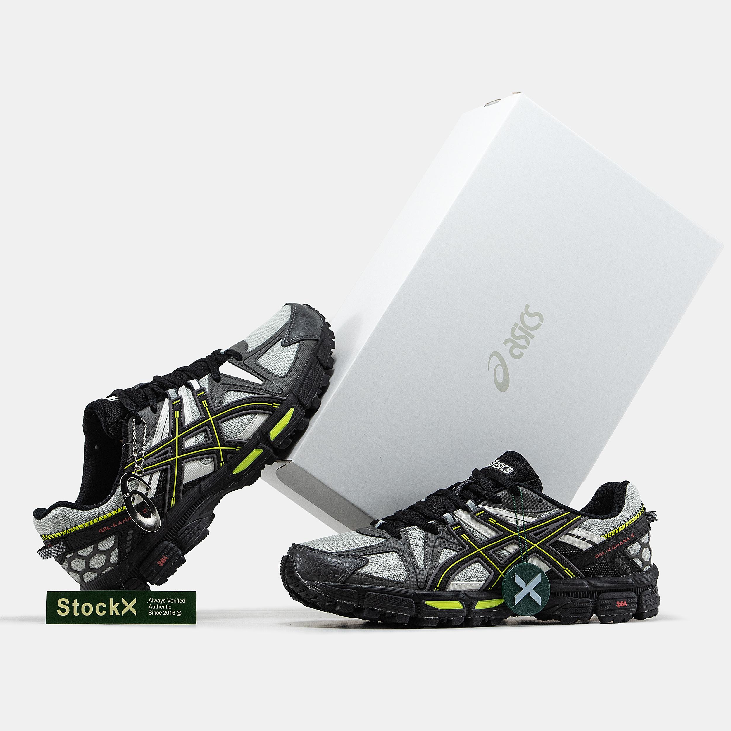 Asics Gel-Kahana 8 Grey Black Yellow - изображение 9