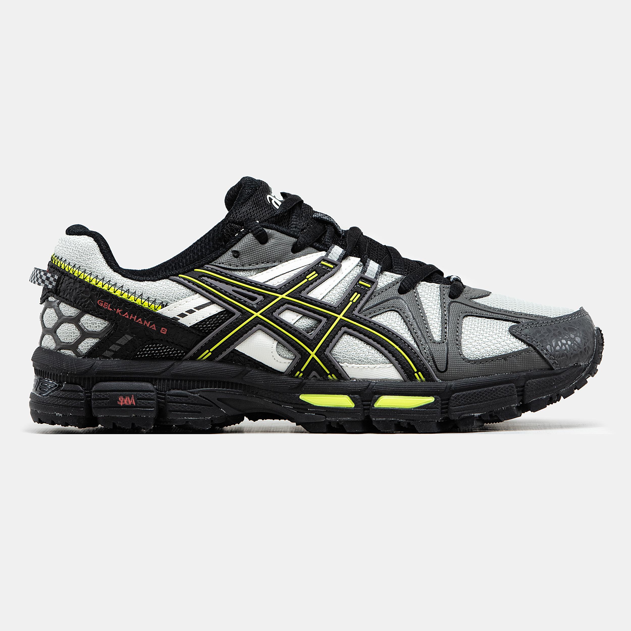 Asics Gel-Kahana 8 Grey Black Yellow - изображение 3