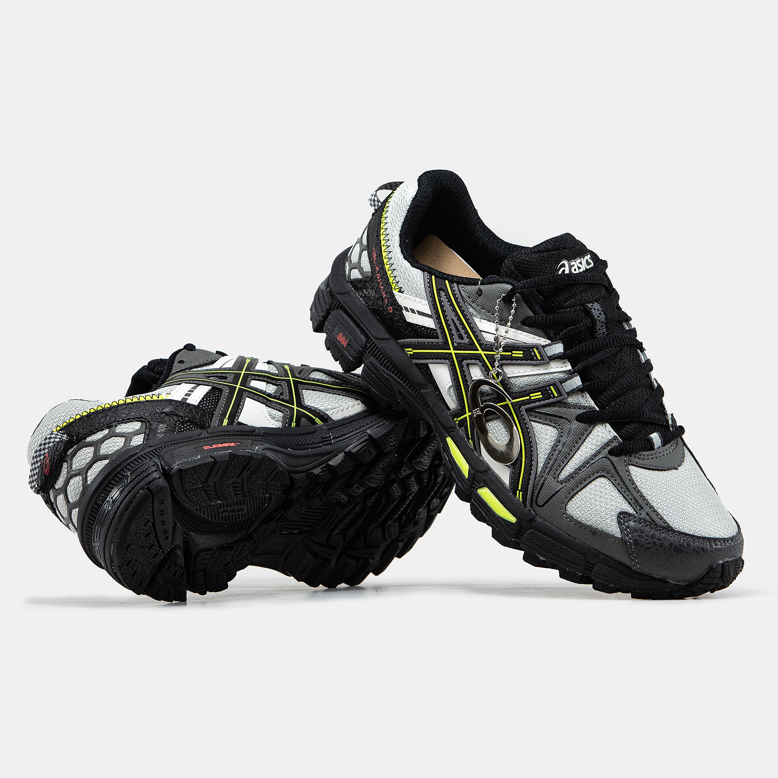 Asics Gel-Kahana 8 Grey Black Yellow - изображение 5