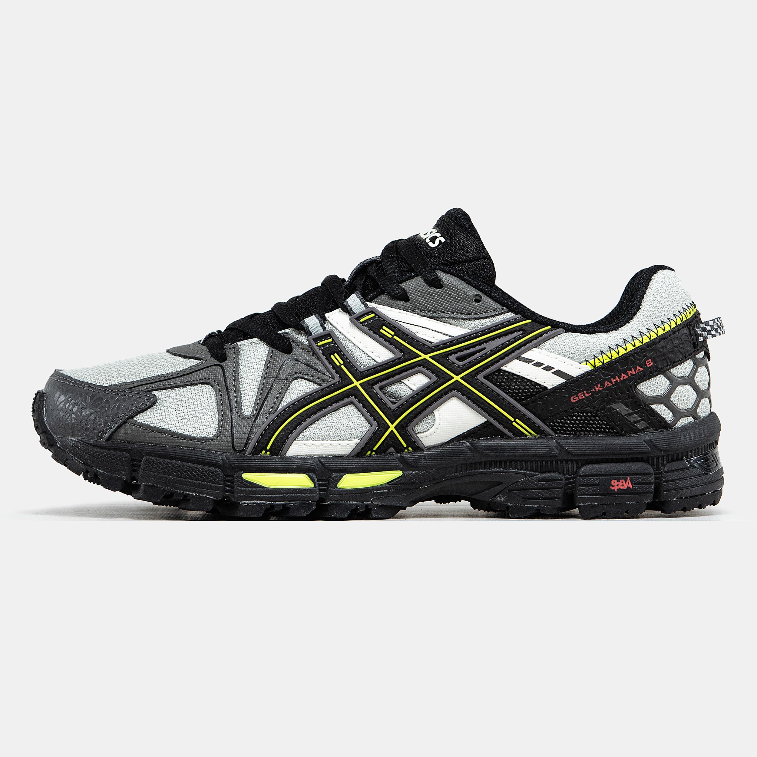 Asics Gel-Kahana 8 Grey Black Yellow