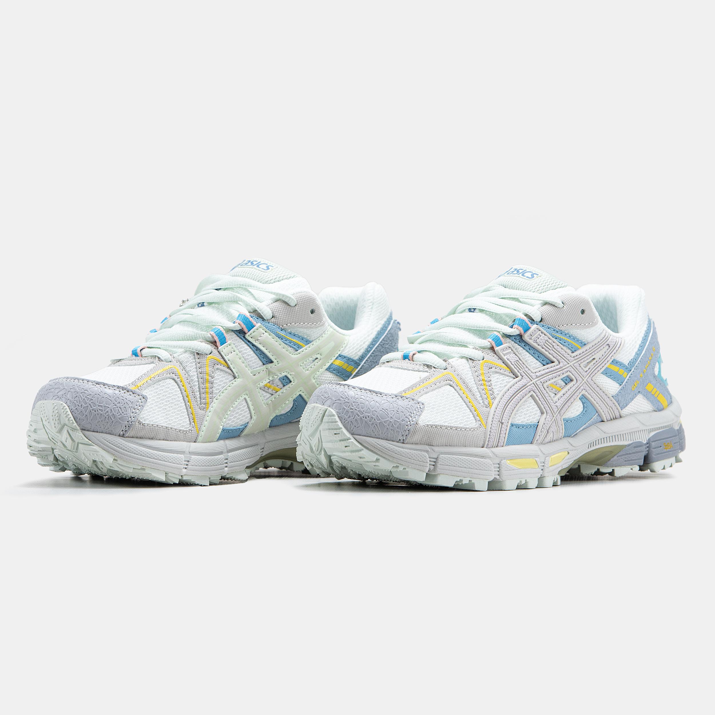 Asics Gel-Kahana 8 White Blue Yellow - изображение 9
