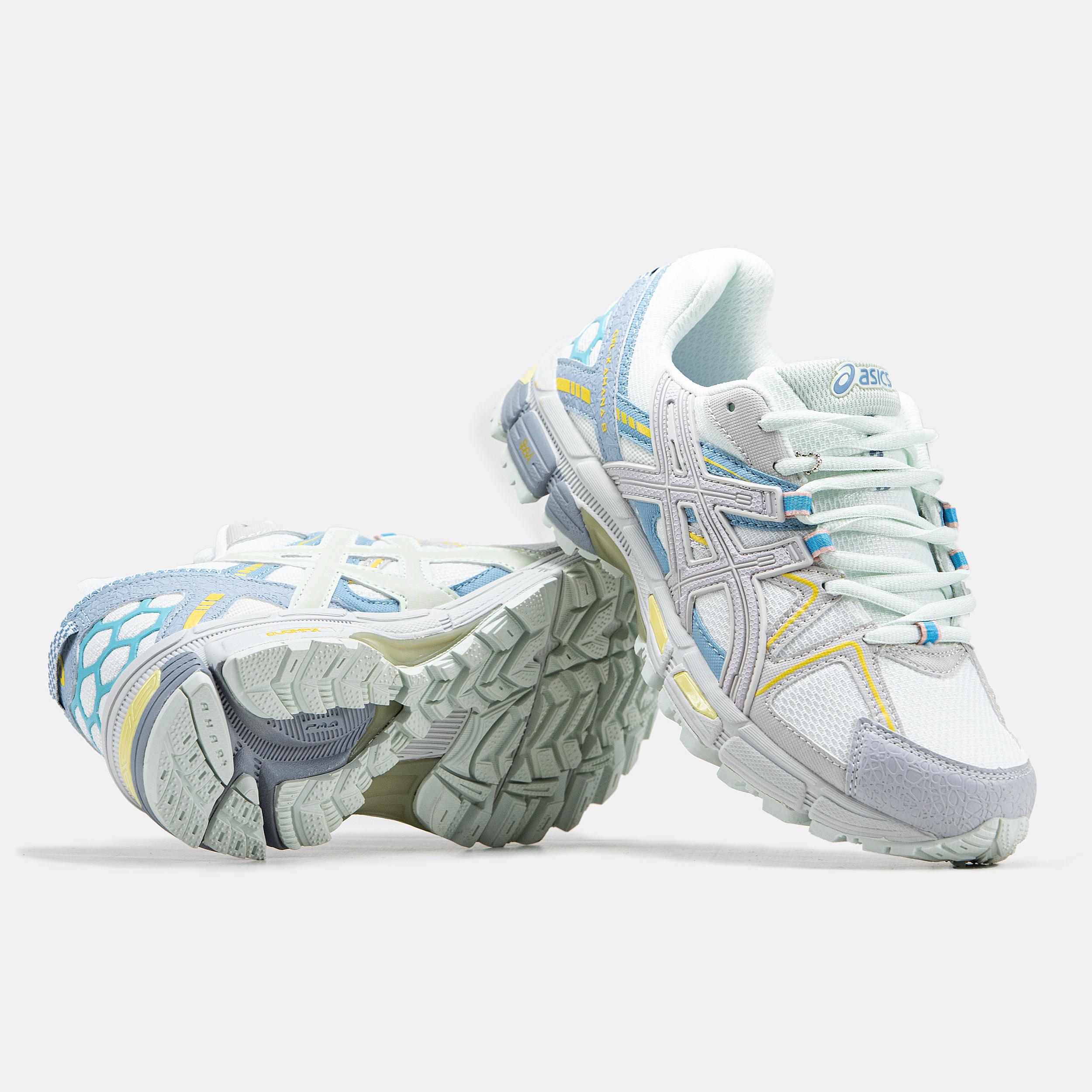 Asics Gel-Kahana 8 White Blue Yellow - изображение 6