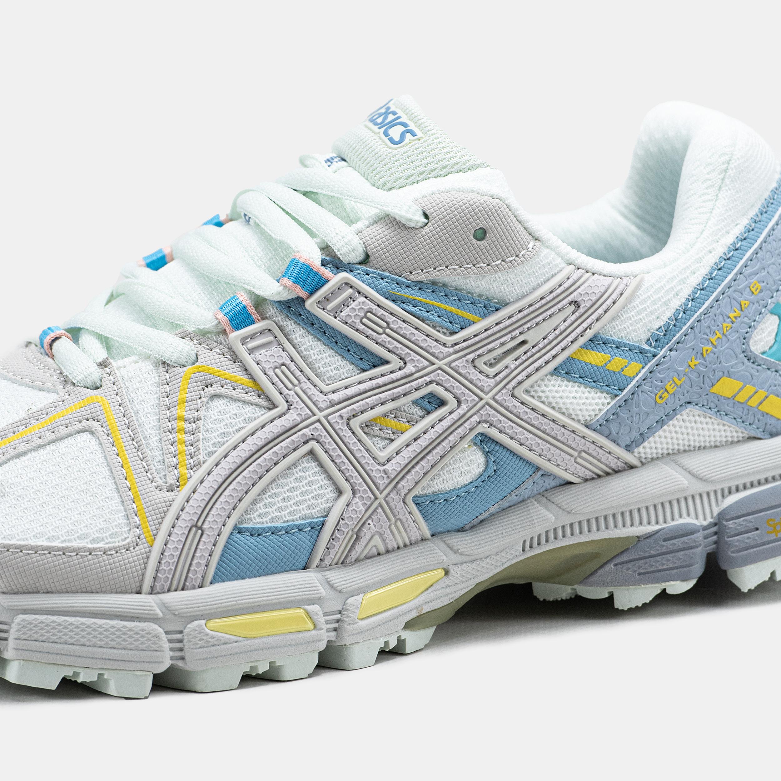 Asics Gel-Kahana 8 White Blue Yellow - изображение 7