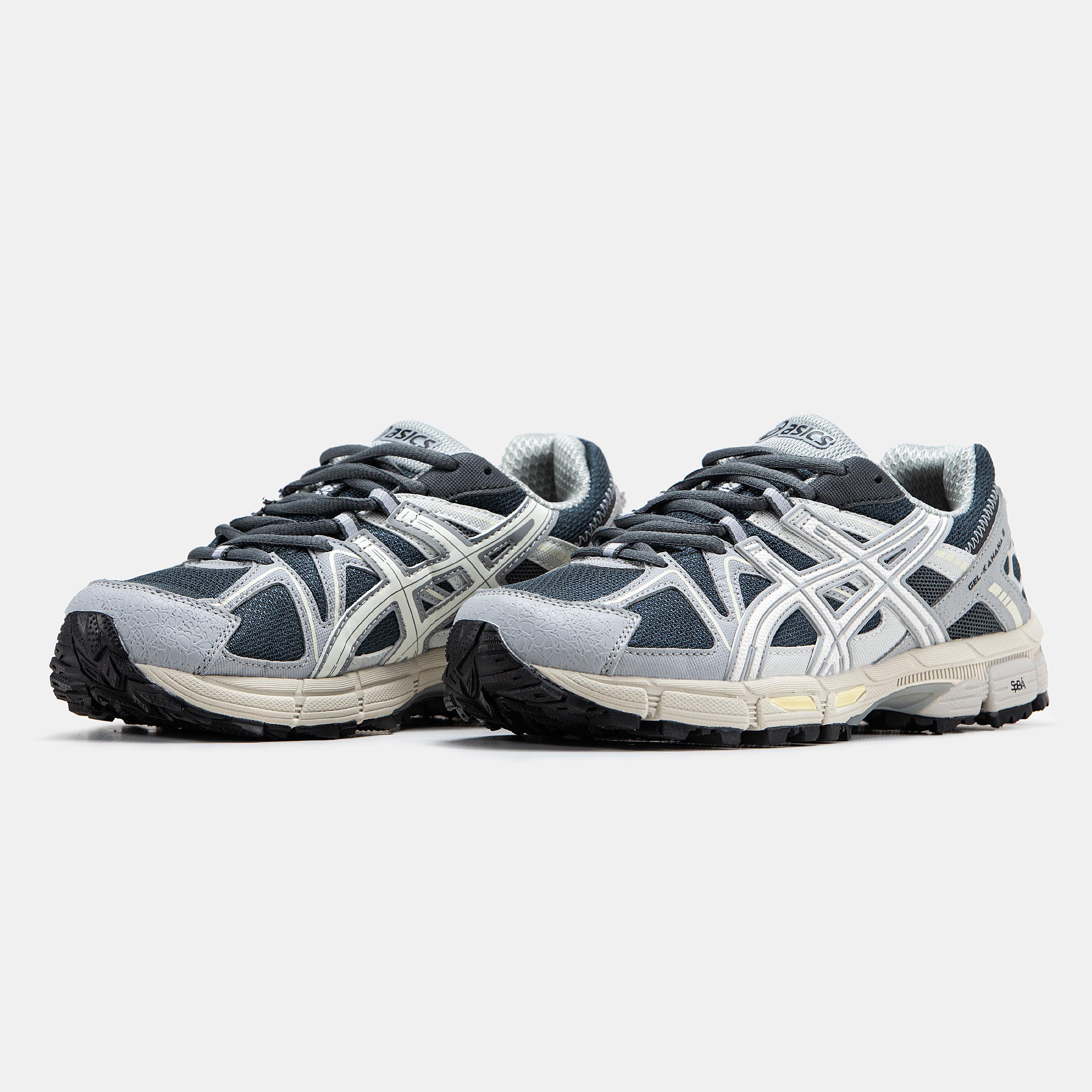 Asics Gel-Kahana 8 Grey Navy White - изображение 6