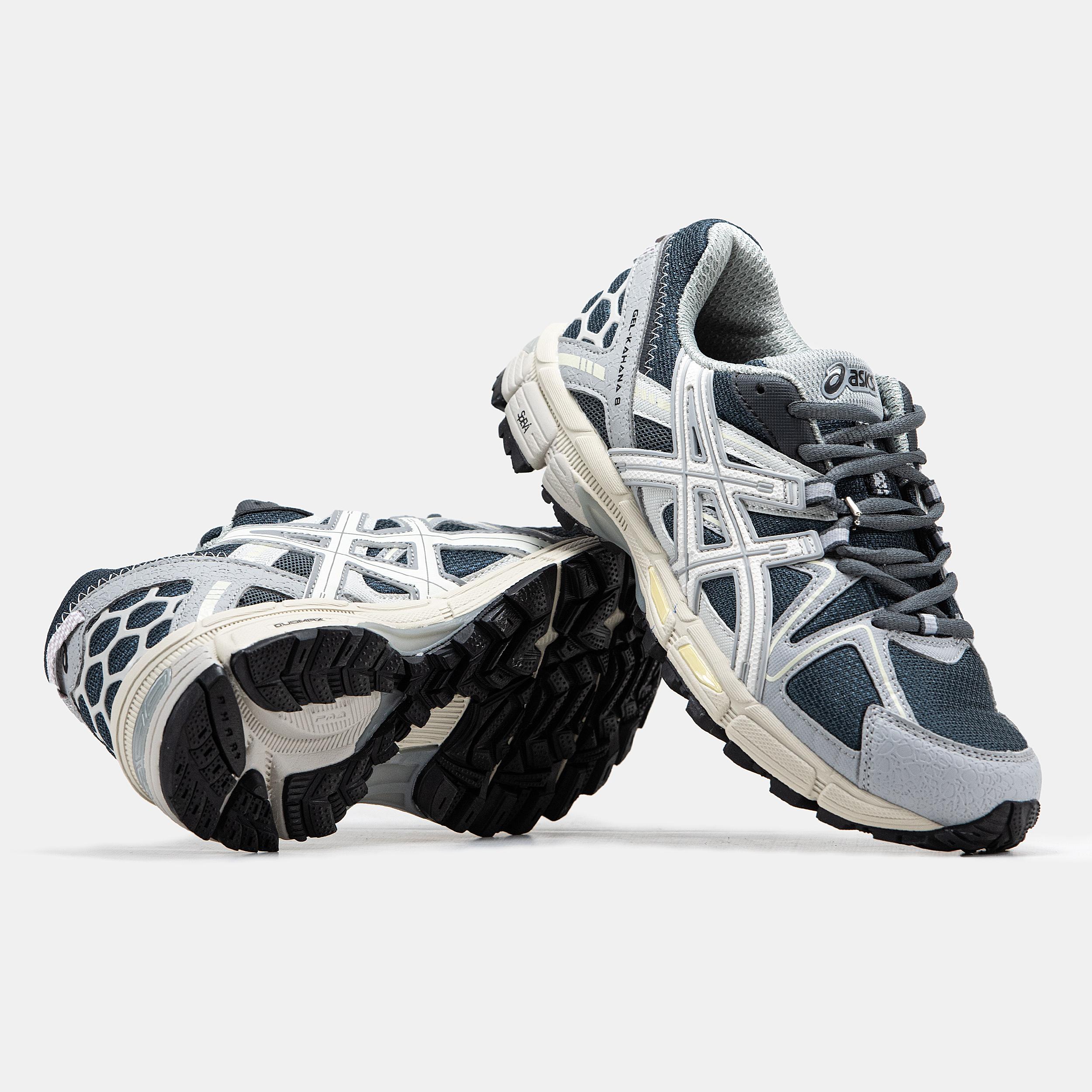 Asics Gel-Kahana 8 Grey Navy White - изображение 7