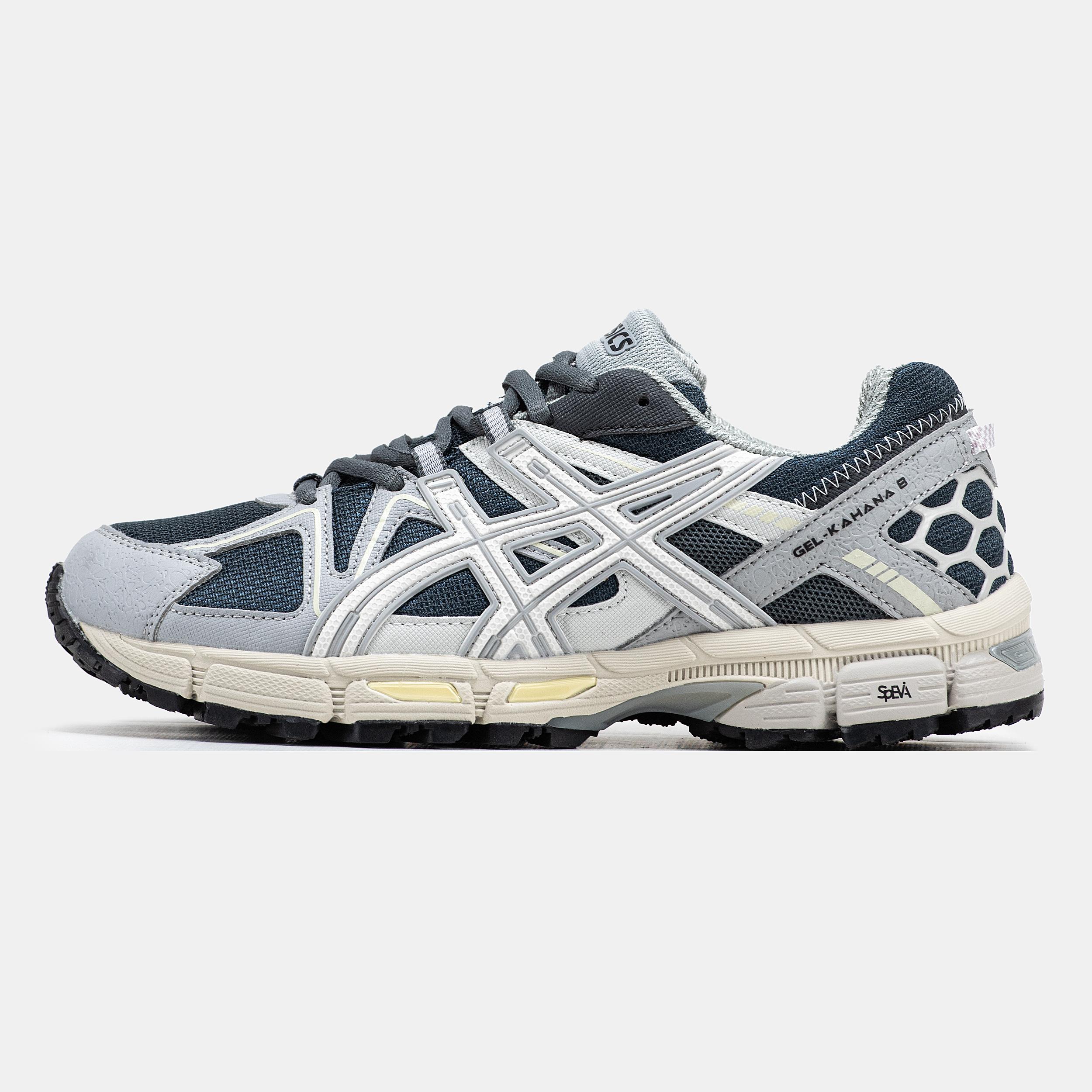 Asics Gel-Kahana 8 Grey Navy White