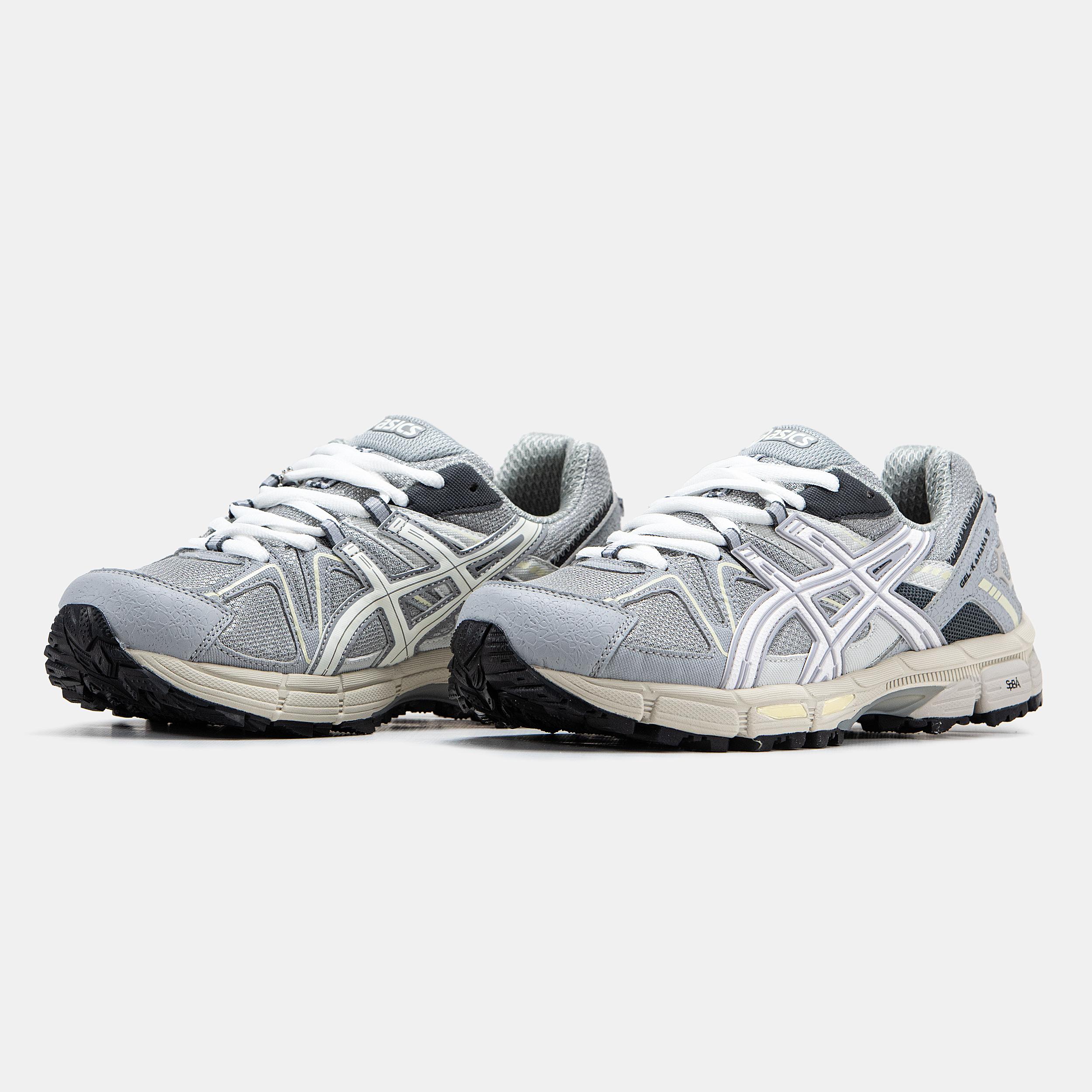 Asics Gel-Kahana 8 Light Grey White Cream - изображение 9