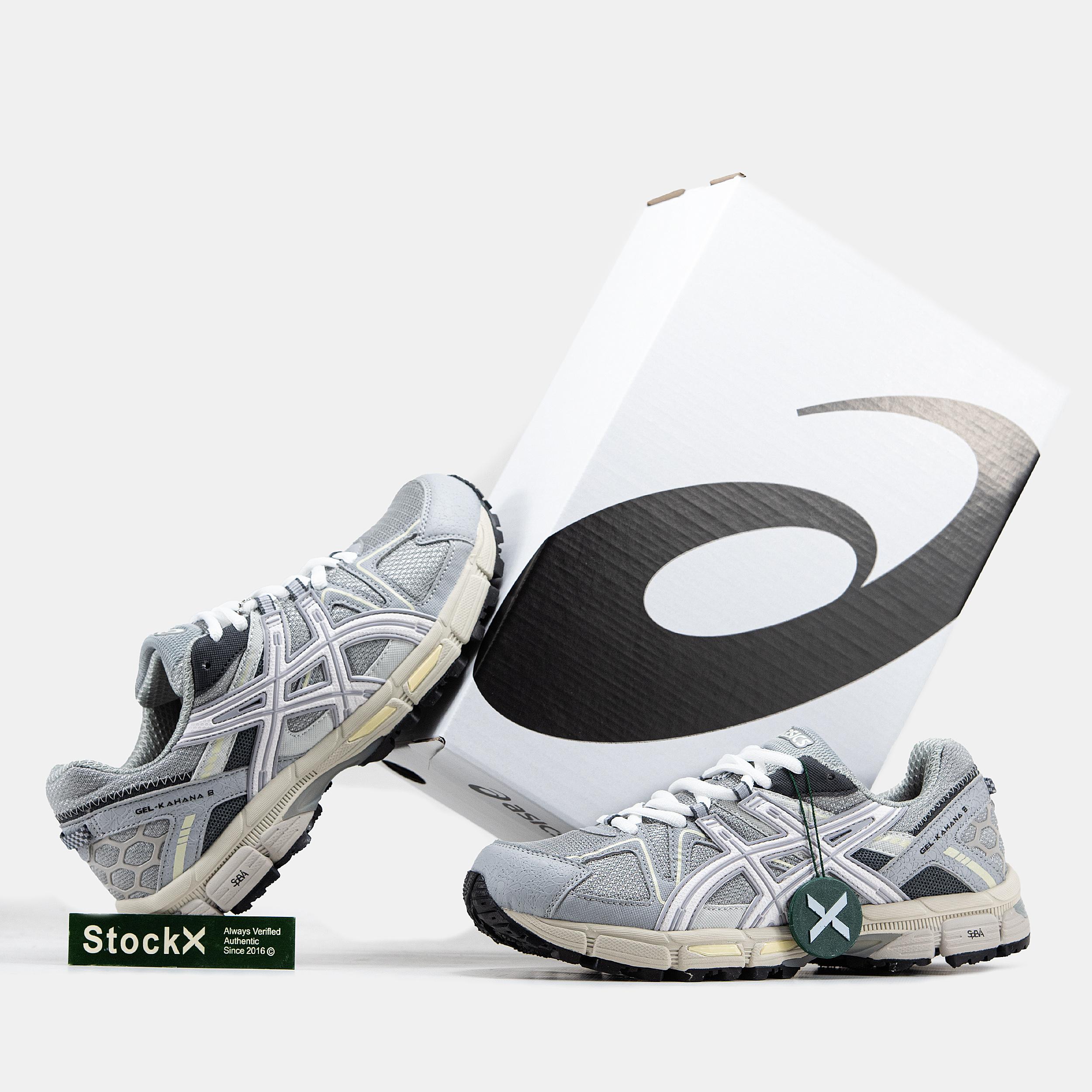 Asics Gel-Kahana 8 Light Grey White Cream - изображение 4