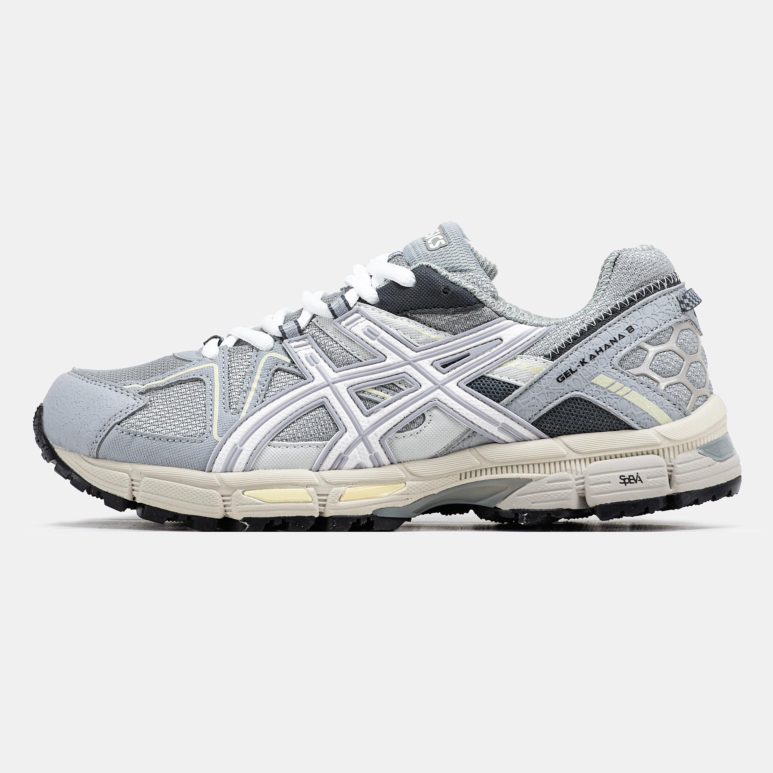 Asics Gel-Kahana 8 Light Grey White Cream