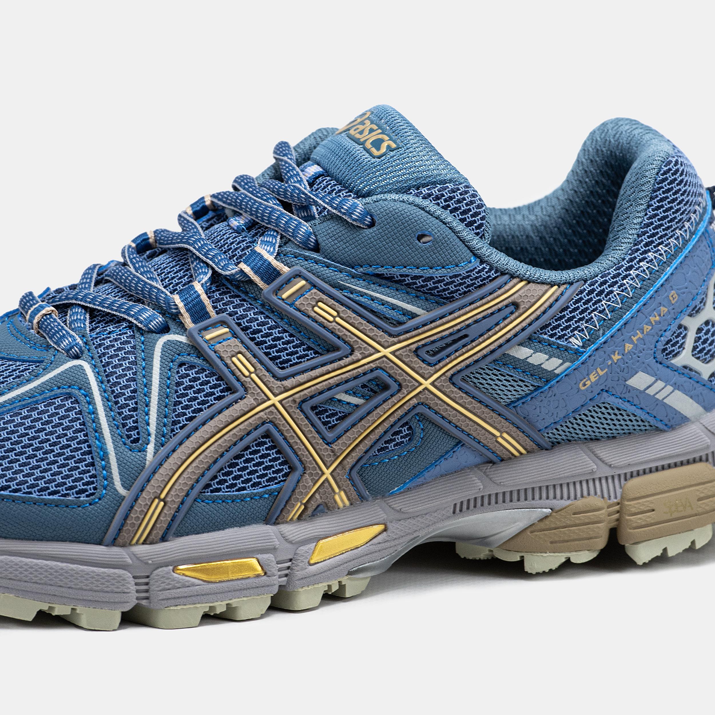 Asics Gel-Kahana 8 Blue Gold - изображение 8