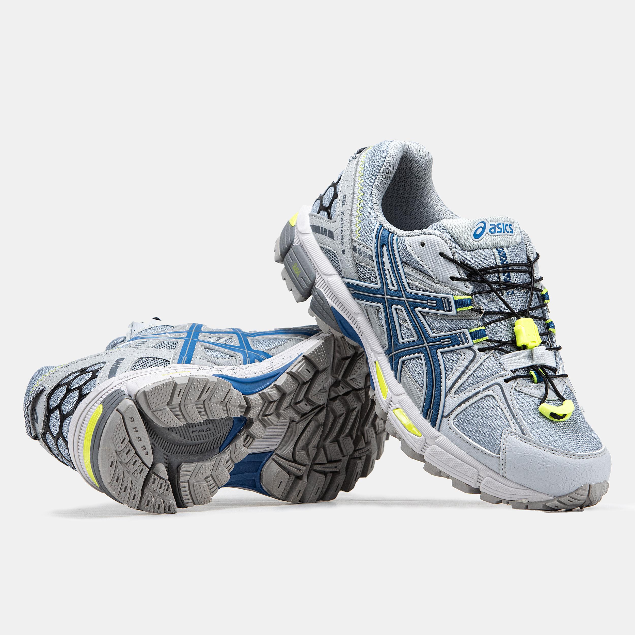 Asics Gel-Kahana 8 Grey Blue Neon - изображение 9