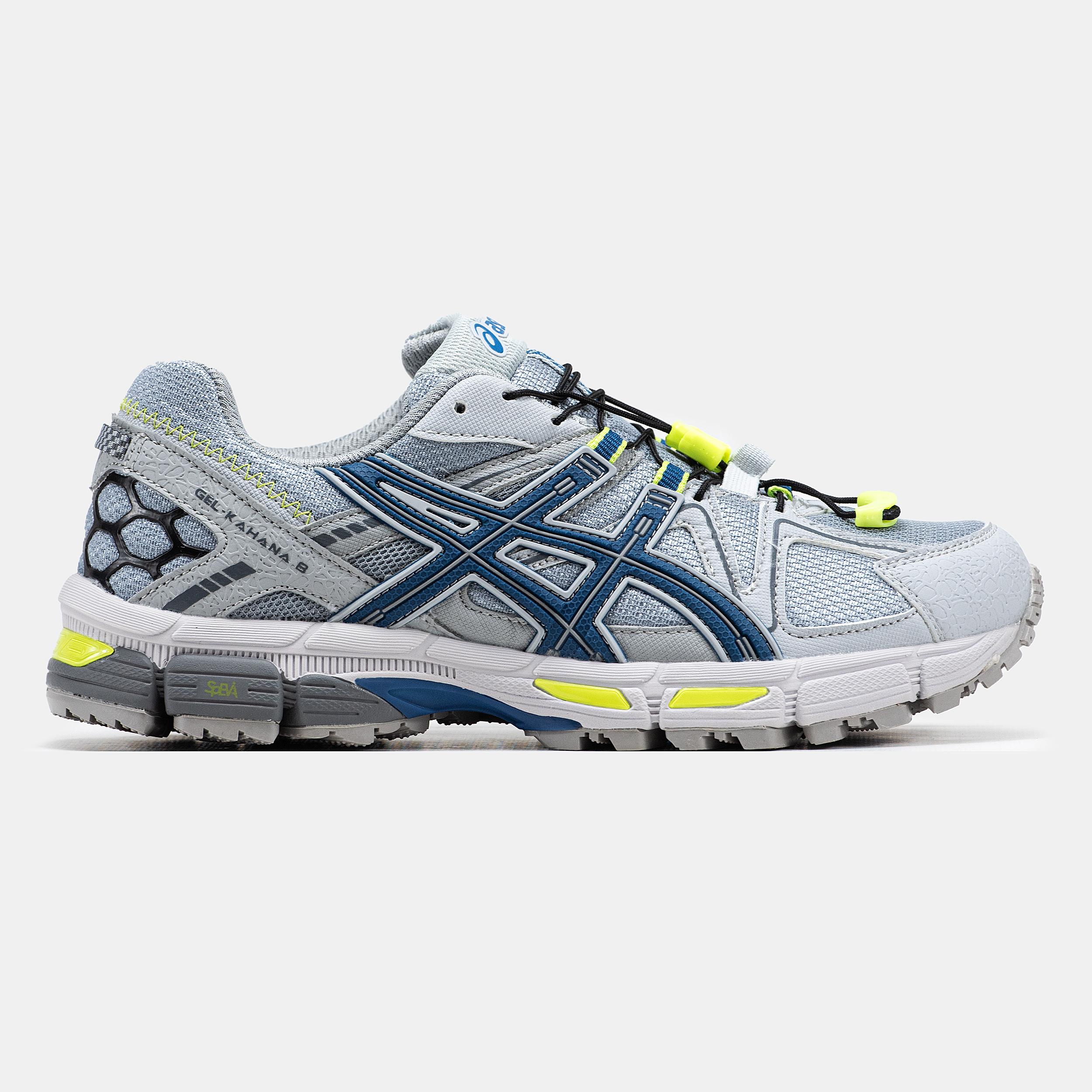 Asics Gel-Kahana 8 Grey Blue Neon - изображение 4
