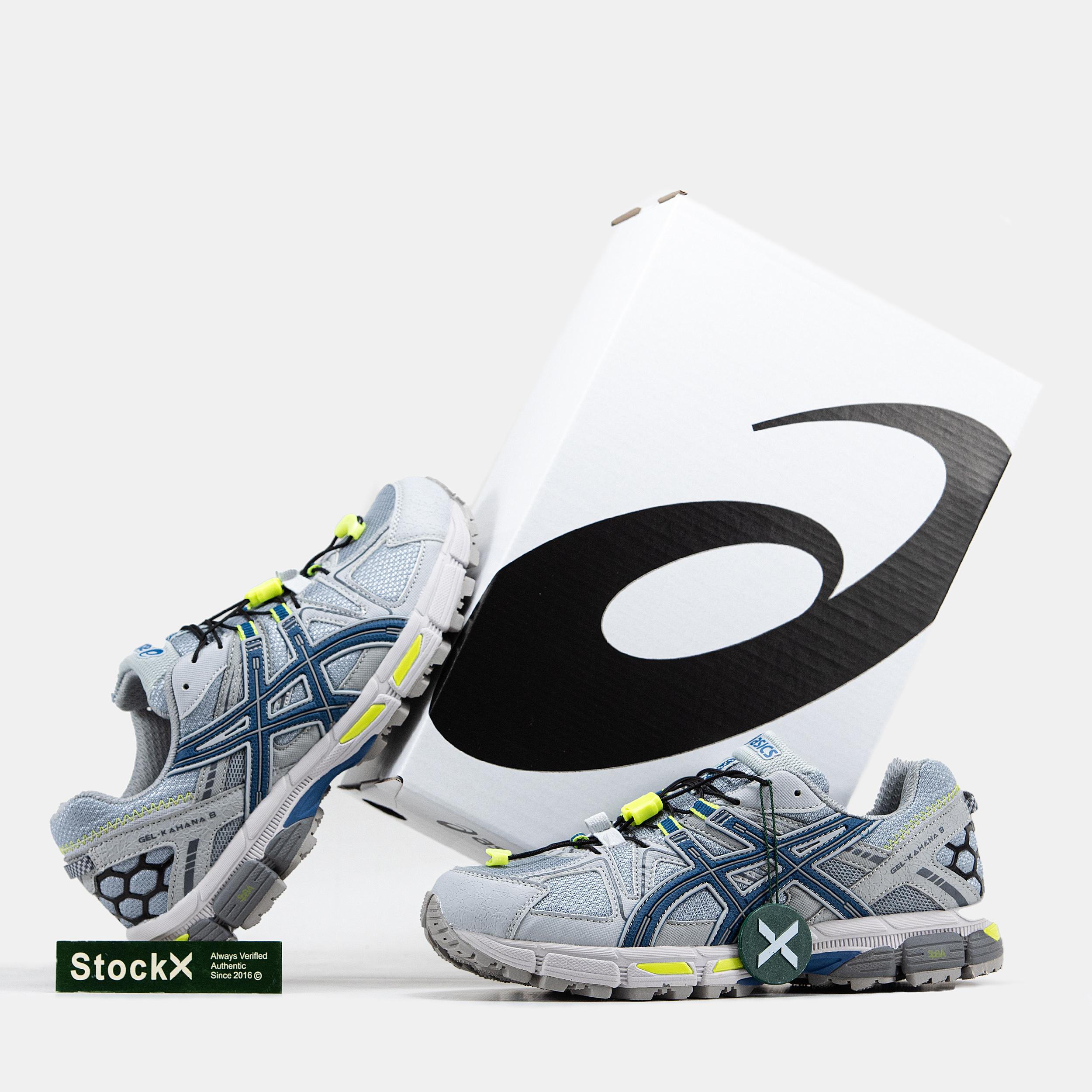 Asics Gel-Kahana 8 Grey Blue Neon - изображение 6