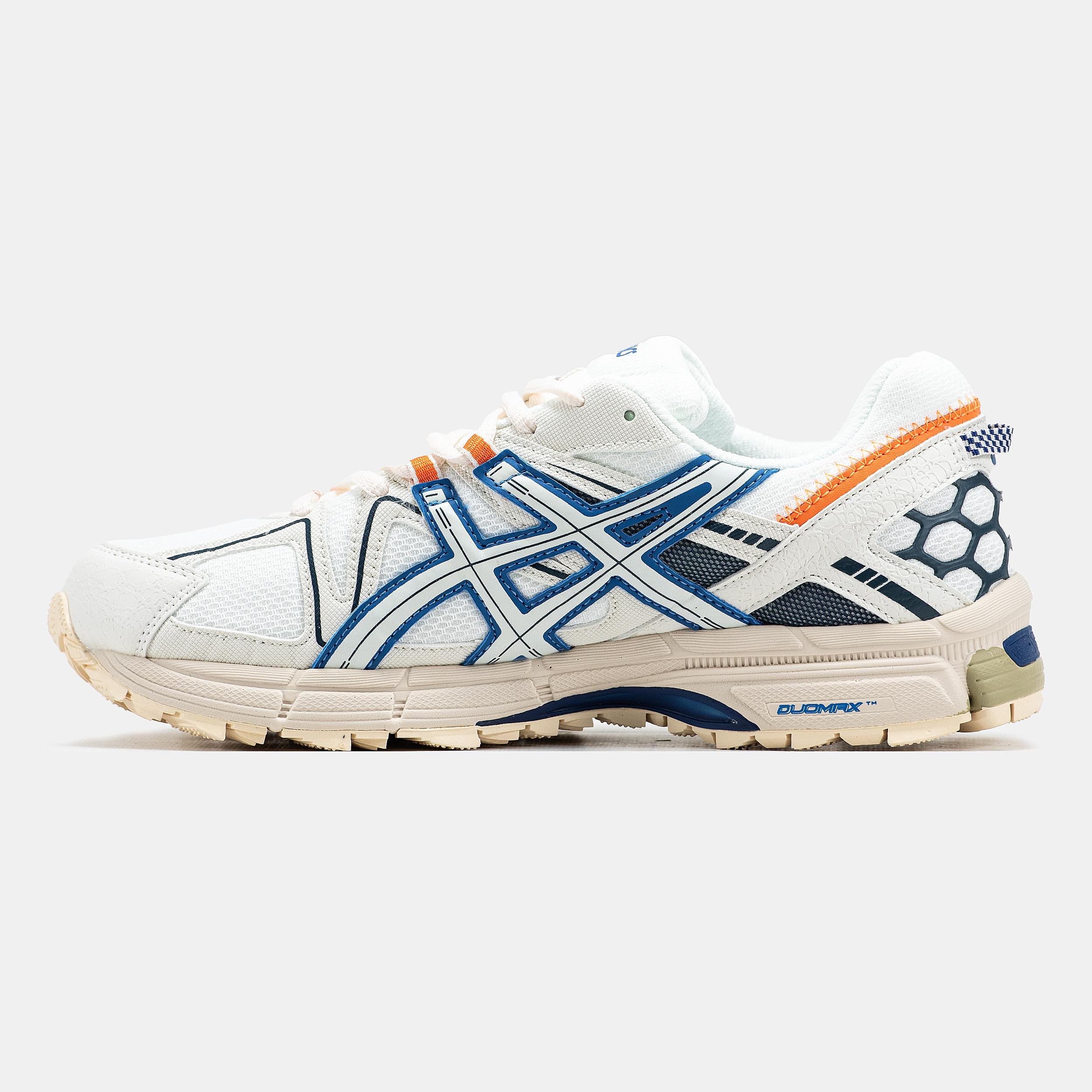 Asics Gel-Kahana 8 White Navy Orange - изображение 4