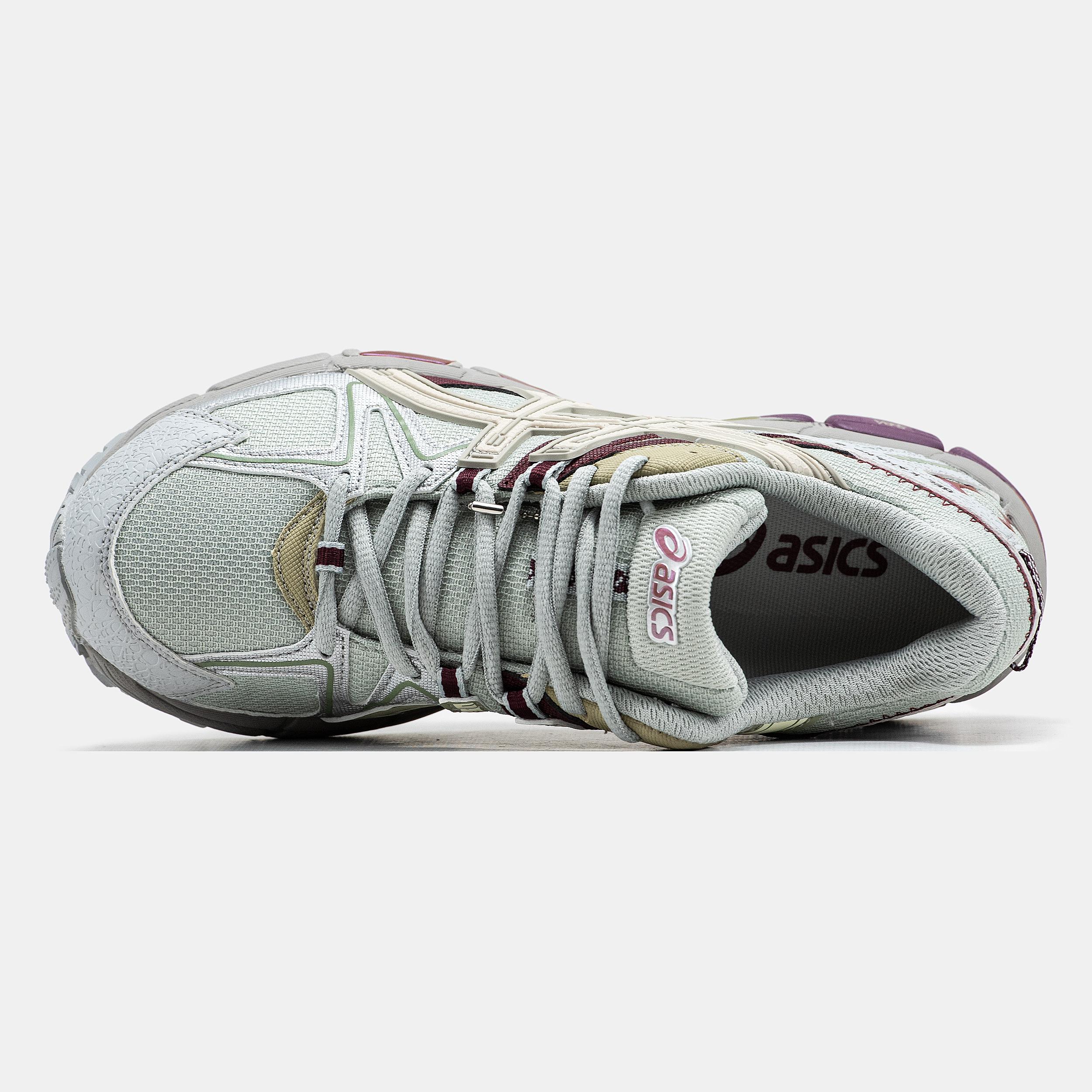 Asics Gel-Kahana 8 "Light Grey Cream Burgundy" - изображение 2