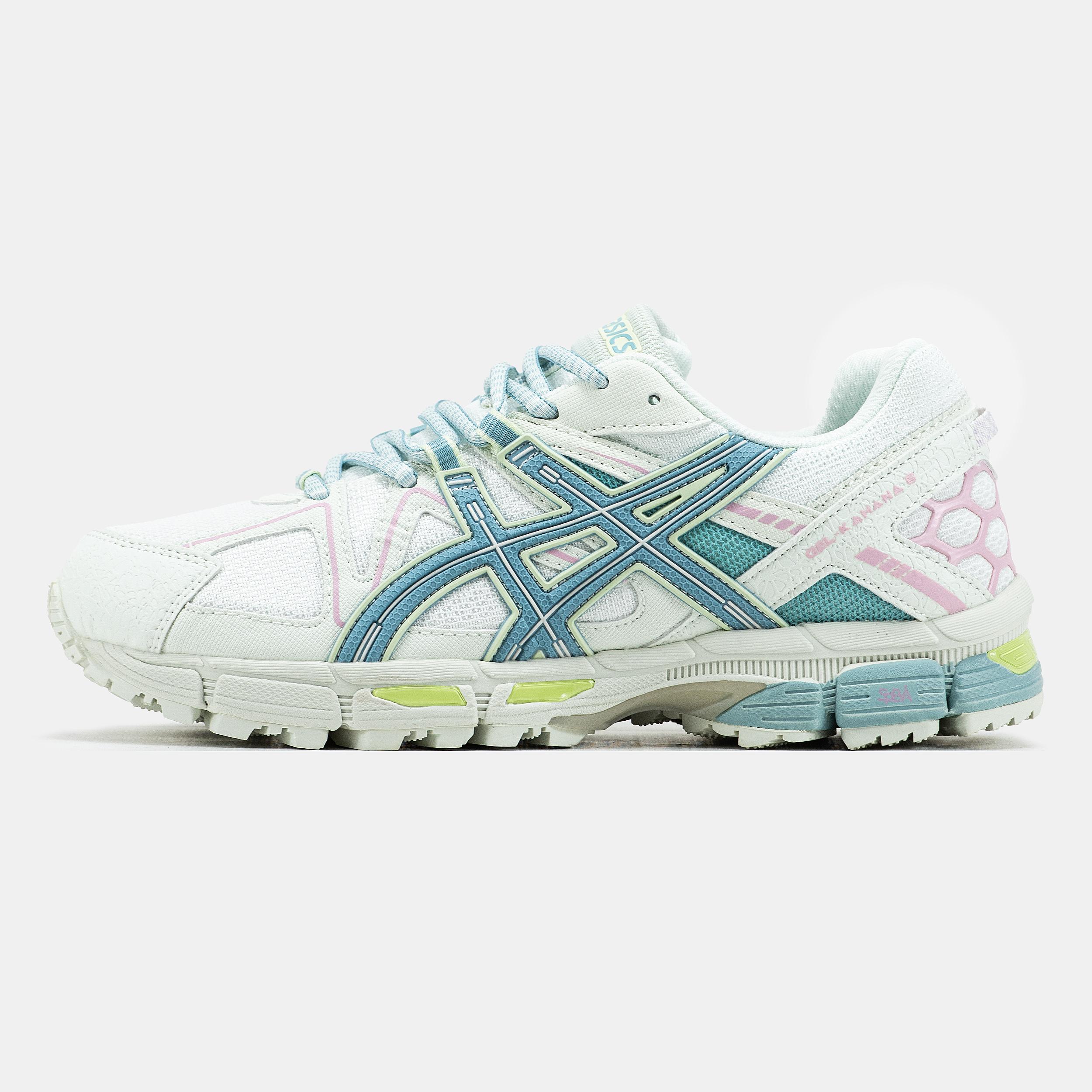 Asics Gel-Kahana 8 White Blue Pastel