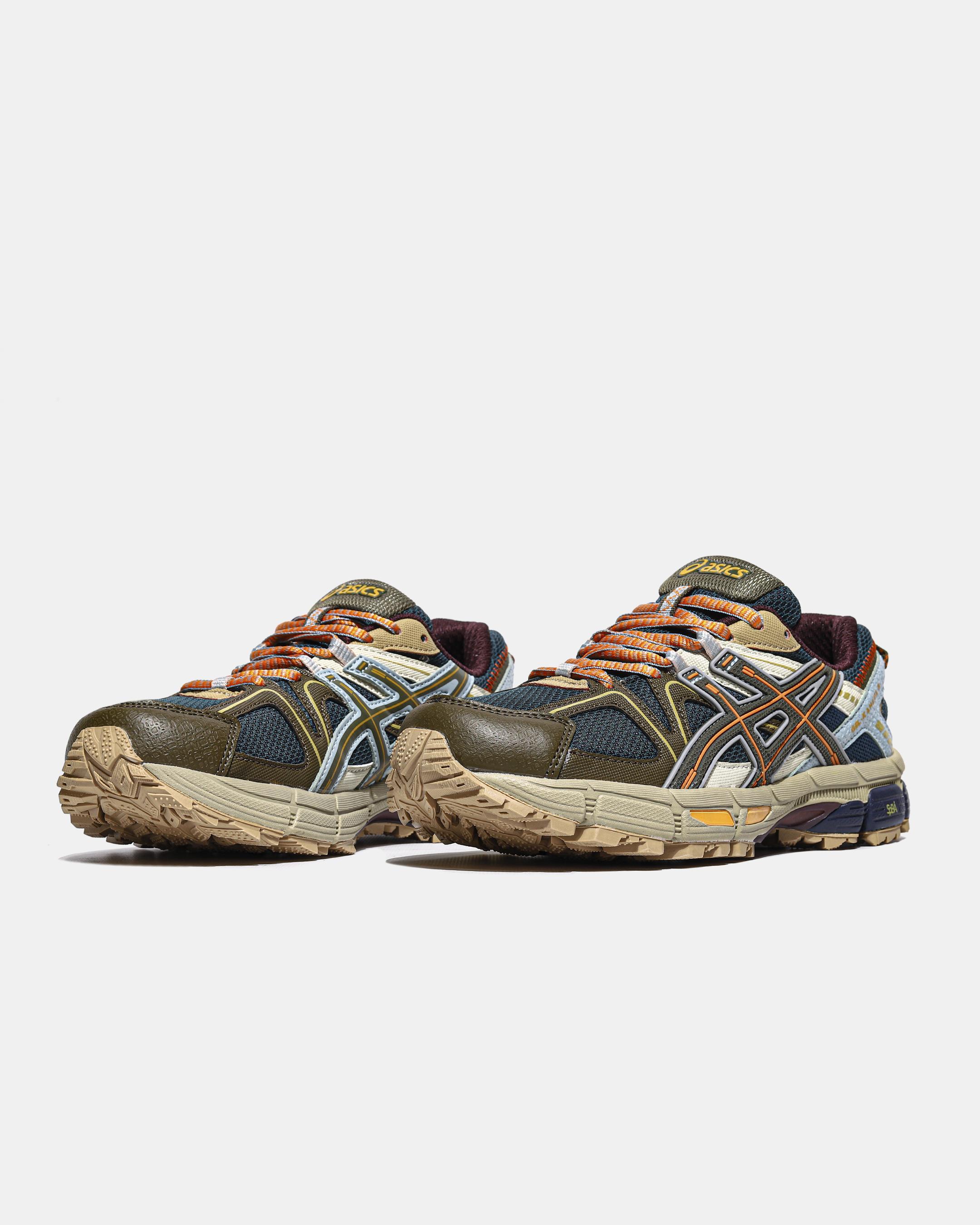 ASICS Gel-Kahana 8 Navy Olive Orange - изображение 4