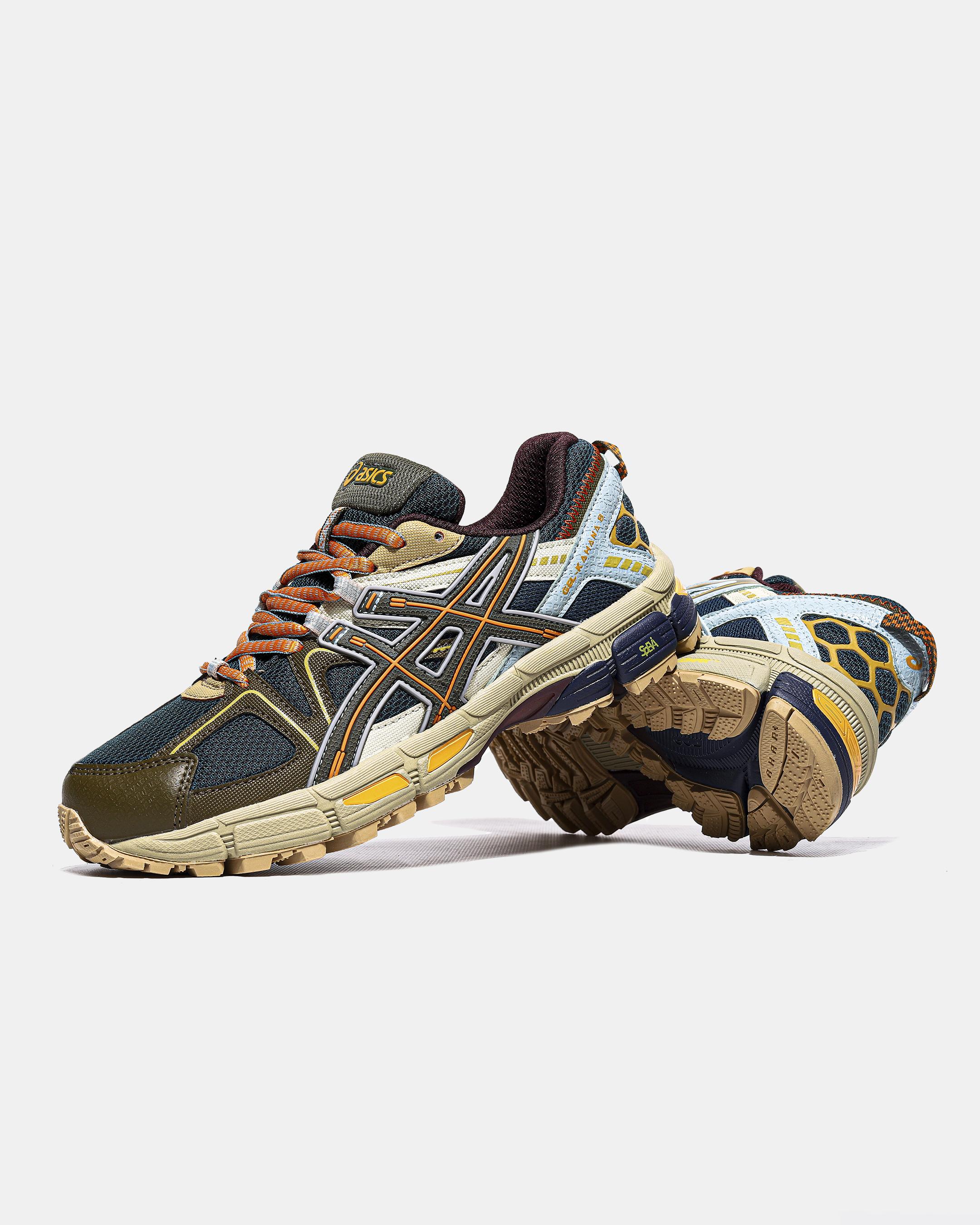 ASICS Gel-Kahana 8 Navy Olive Orange - изображение 6