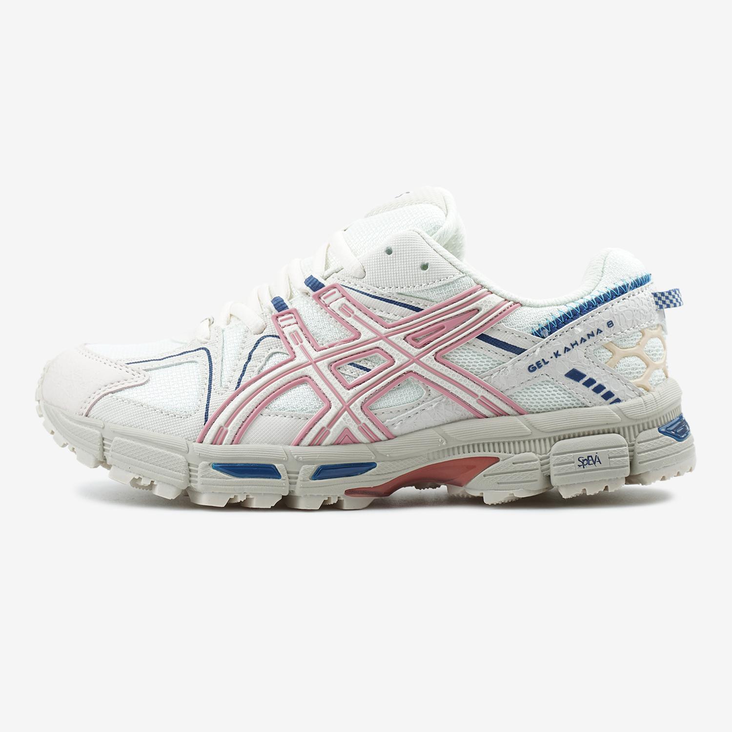 Asics Gel-Kahana 8 White Pink Blue