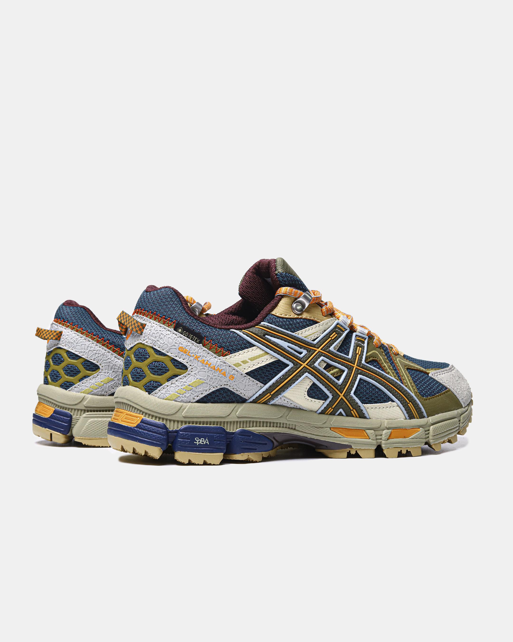 ASICS Gel-Kahana 8 Gore-Tex Navy Yellow Multi - изображение 2
