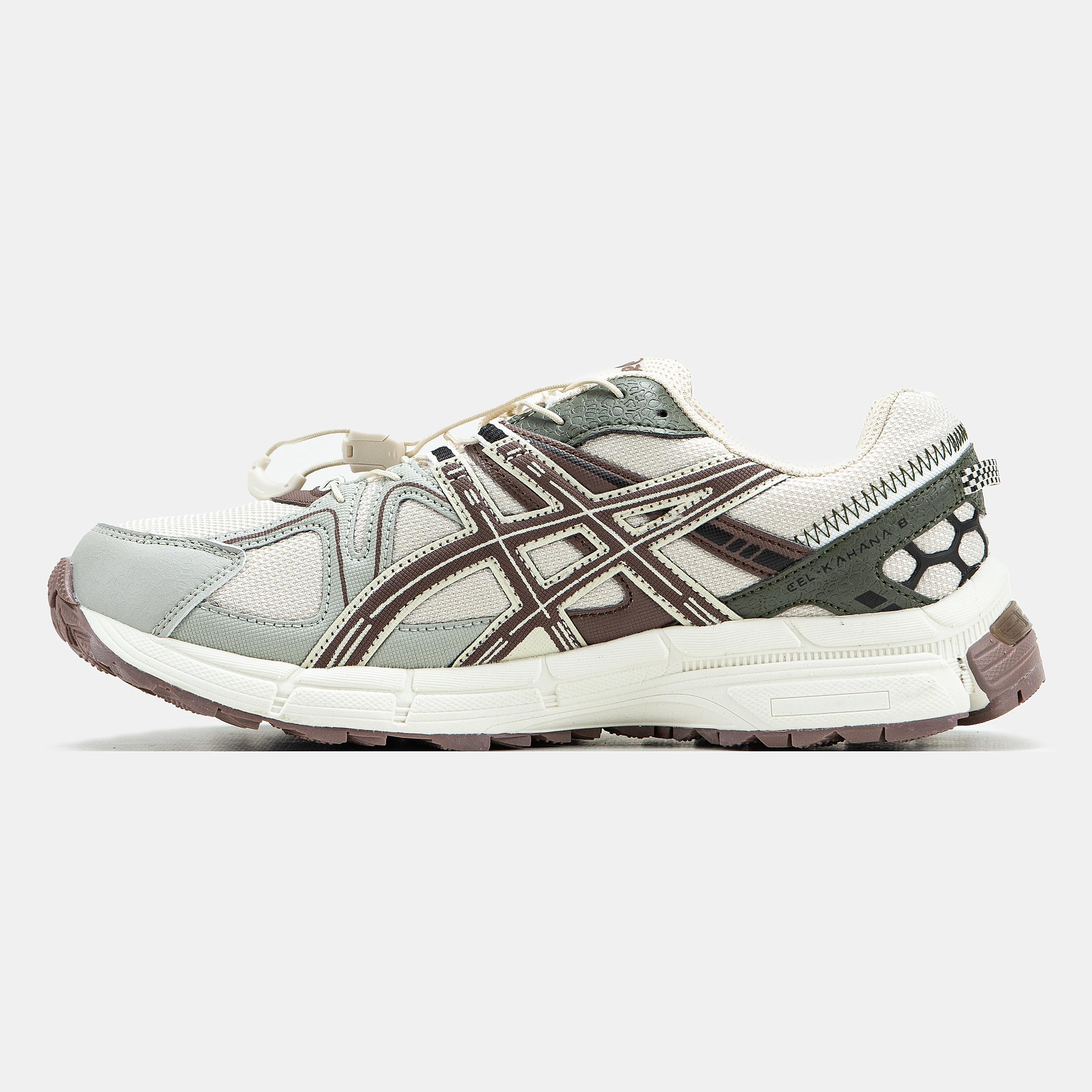Asics Gel-Kahana 8 Gore-Tex Cream Brown Olive - изображение 3