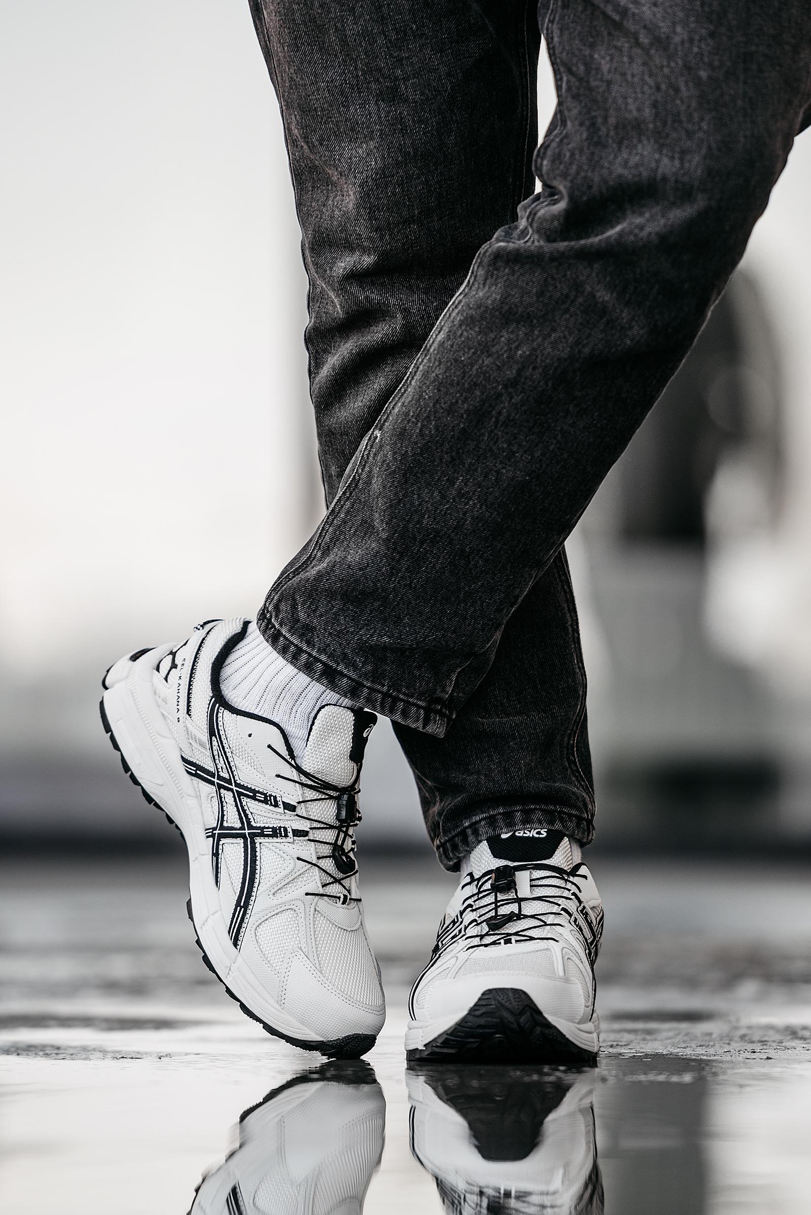 Asics Gel-Kahana 8 Gore-Tex White Black - изображение 8