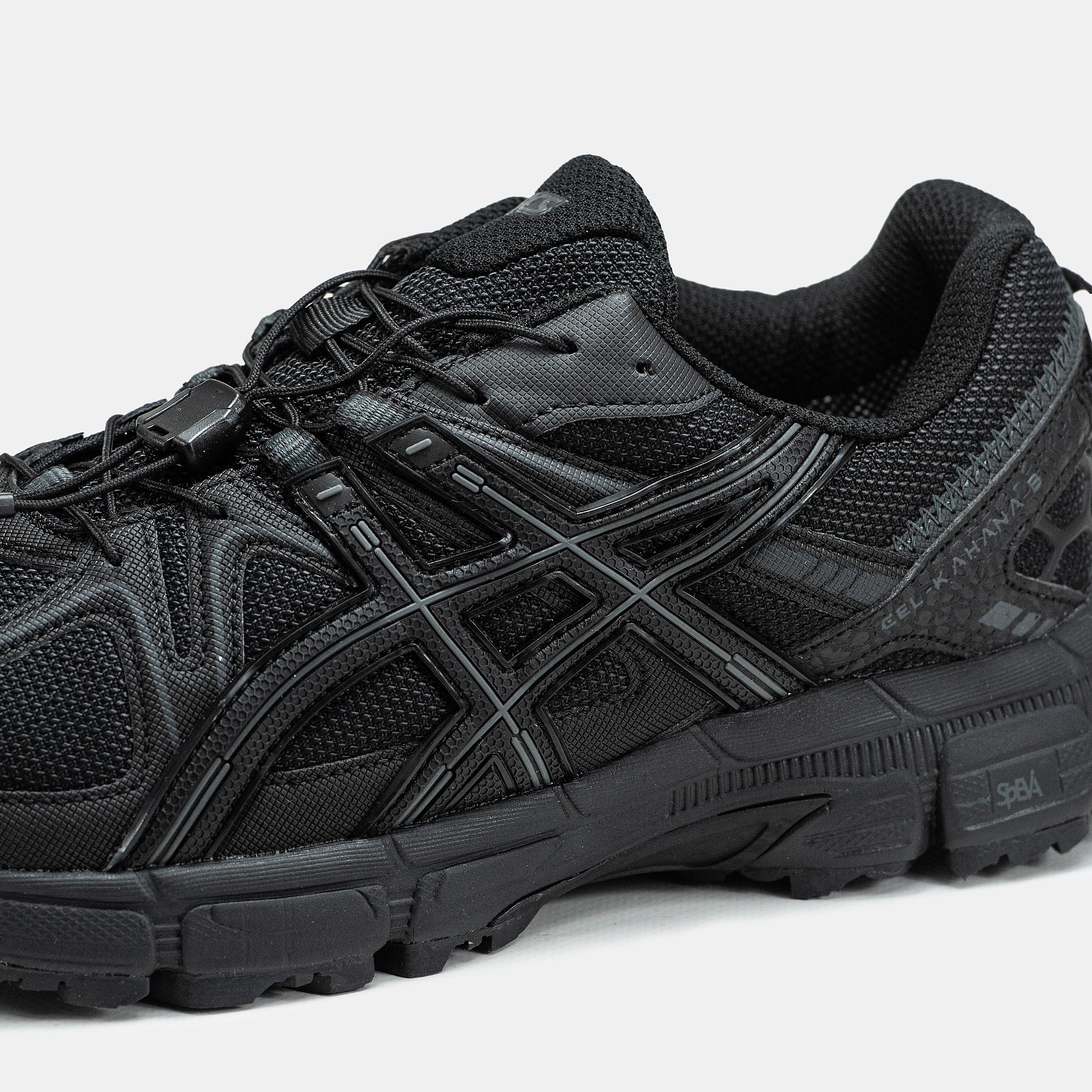 Asics Gel-Kahana 8 GTX Triple Black Cord Lock - изображение 6