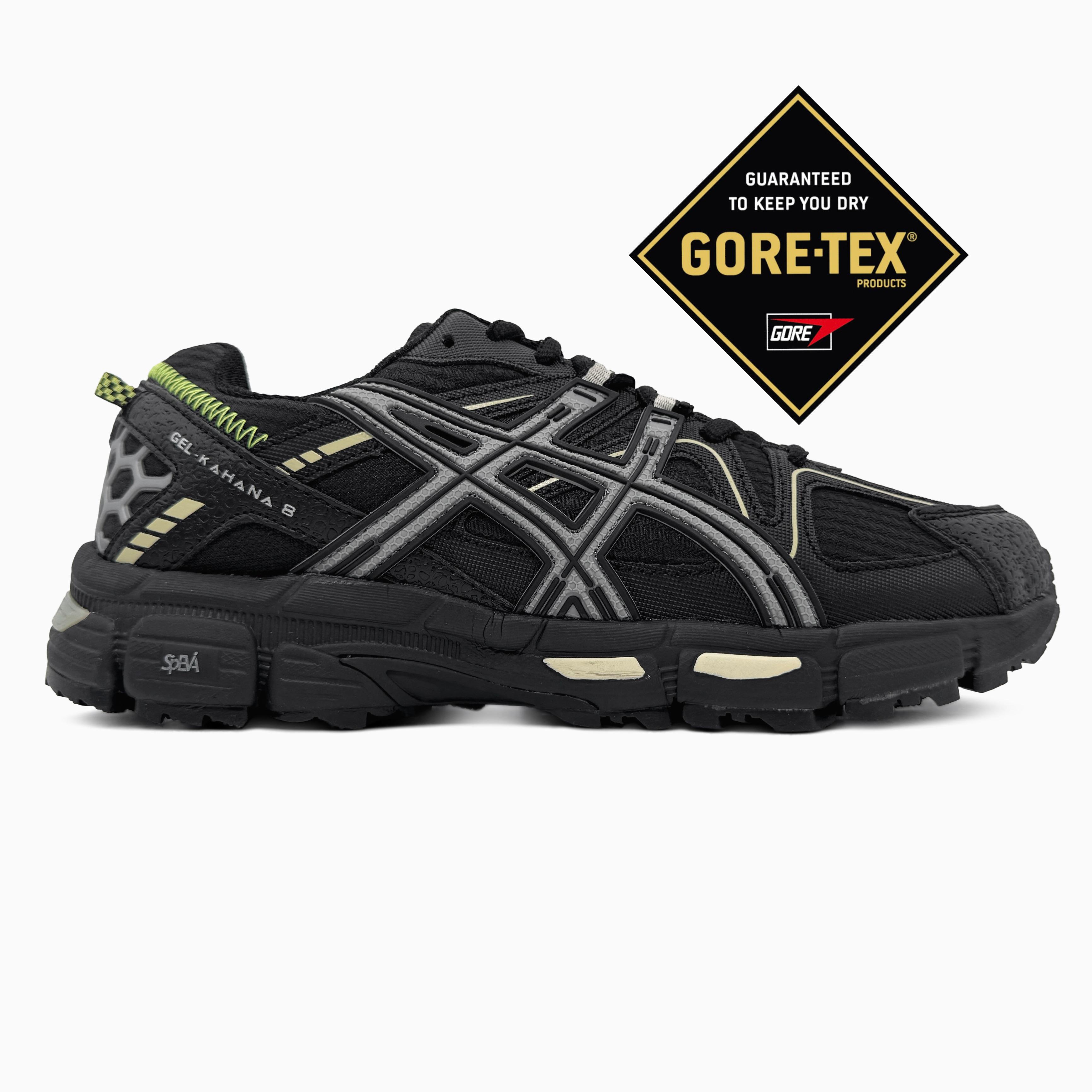 Asics Gel-Kahana 8 Black Green Gore-Tex - изображение 7