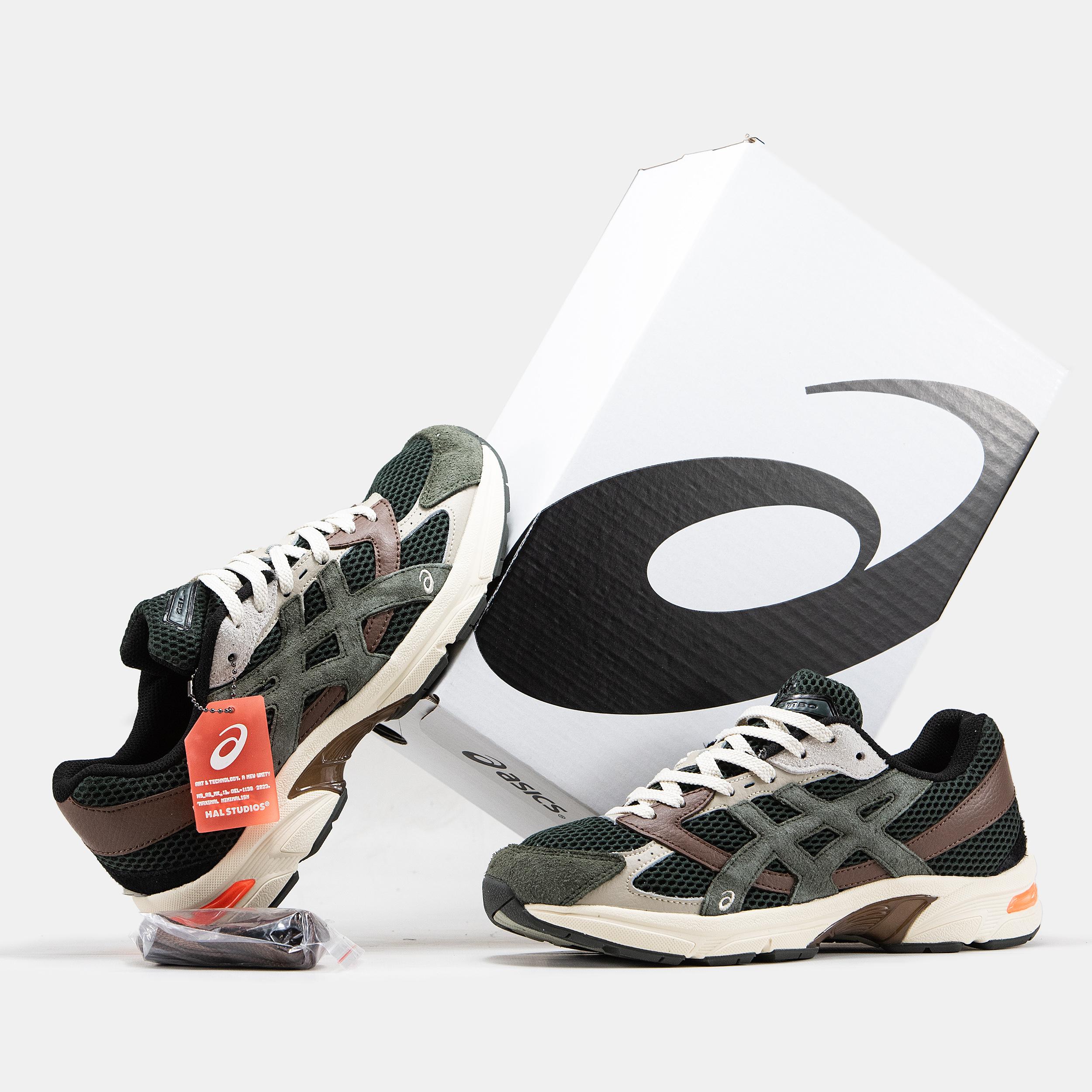 Asics Gel-1130 x Hal Studio Forest Green Brown - изображение 8