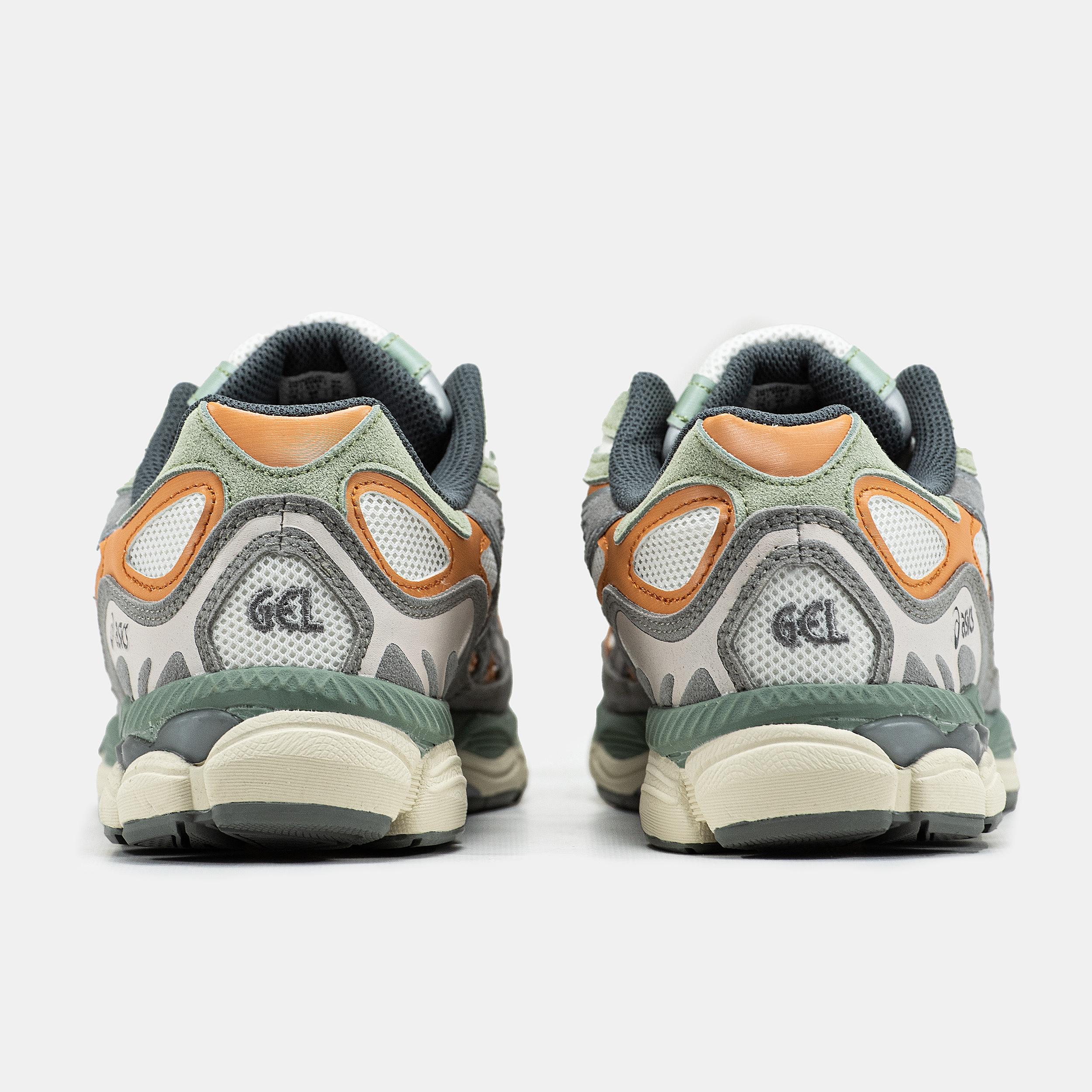 Asics Gel-NYC Grey Orange Green - изображение 3