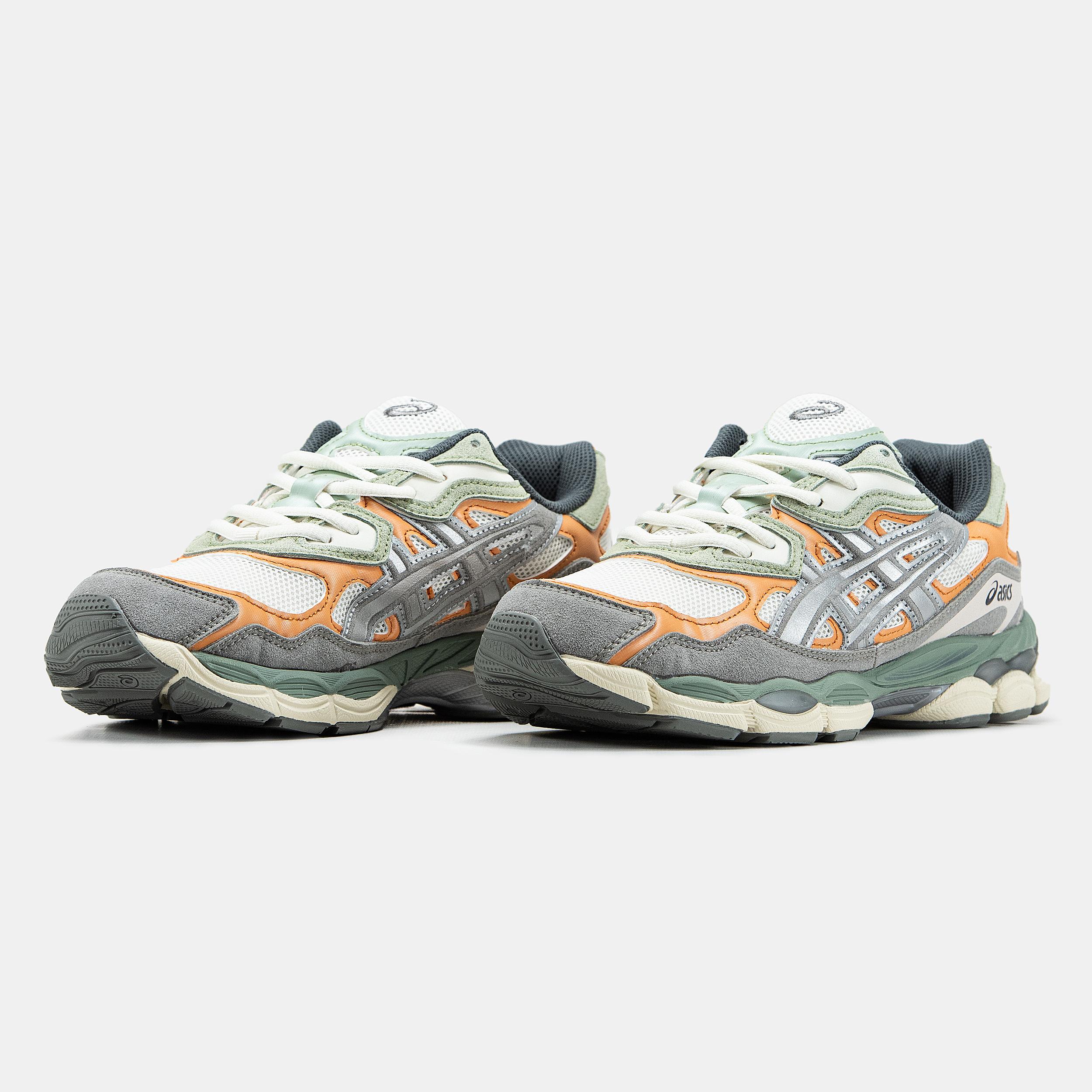 Asics Gel-NYC Grey Orange Green - изображение 4