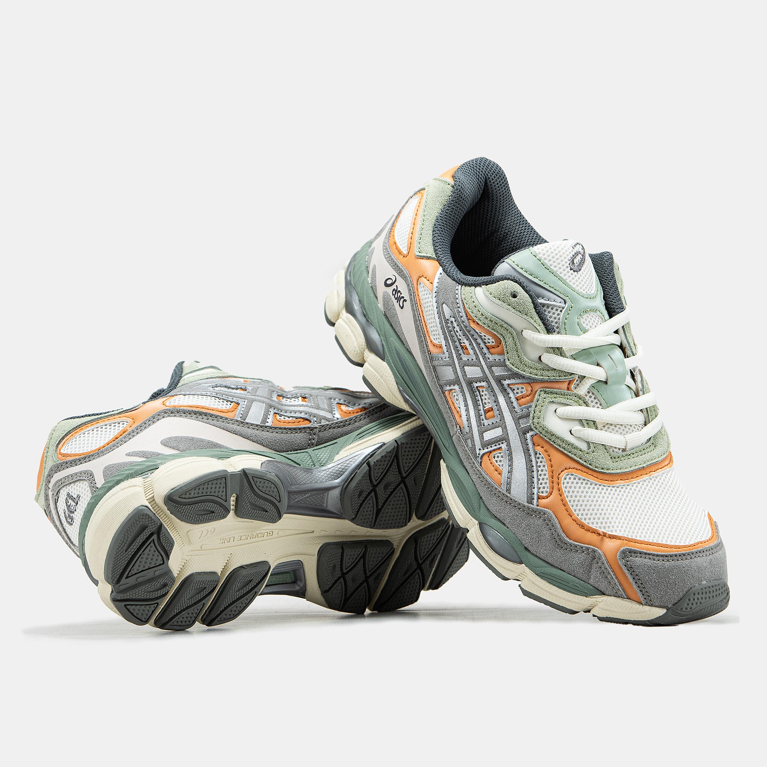 Asics Gel-NYC Grey Orange Green - изображение 5