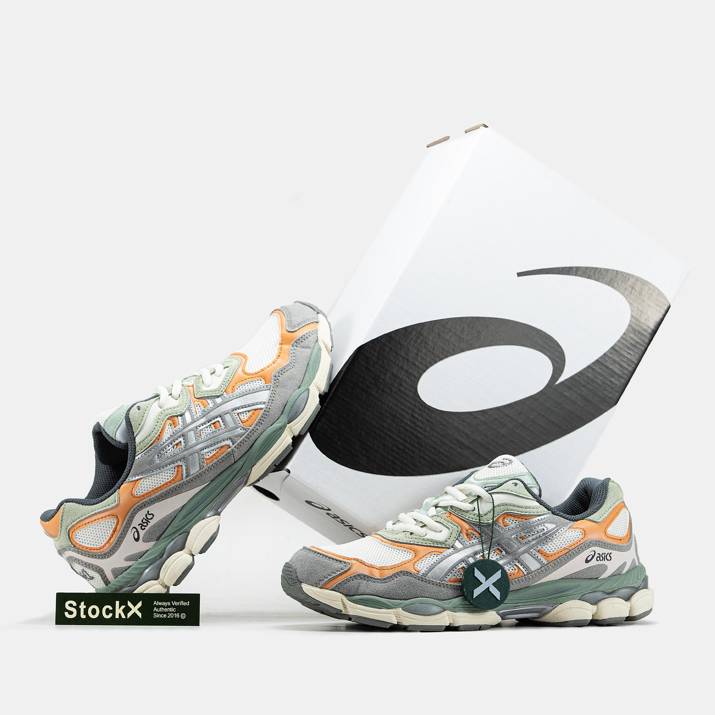 Asics Gel-NYC Grey Orange Green - изображение 7