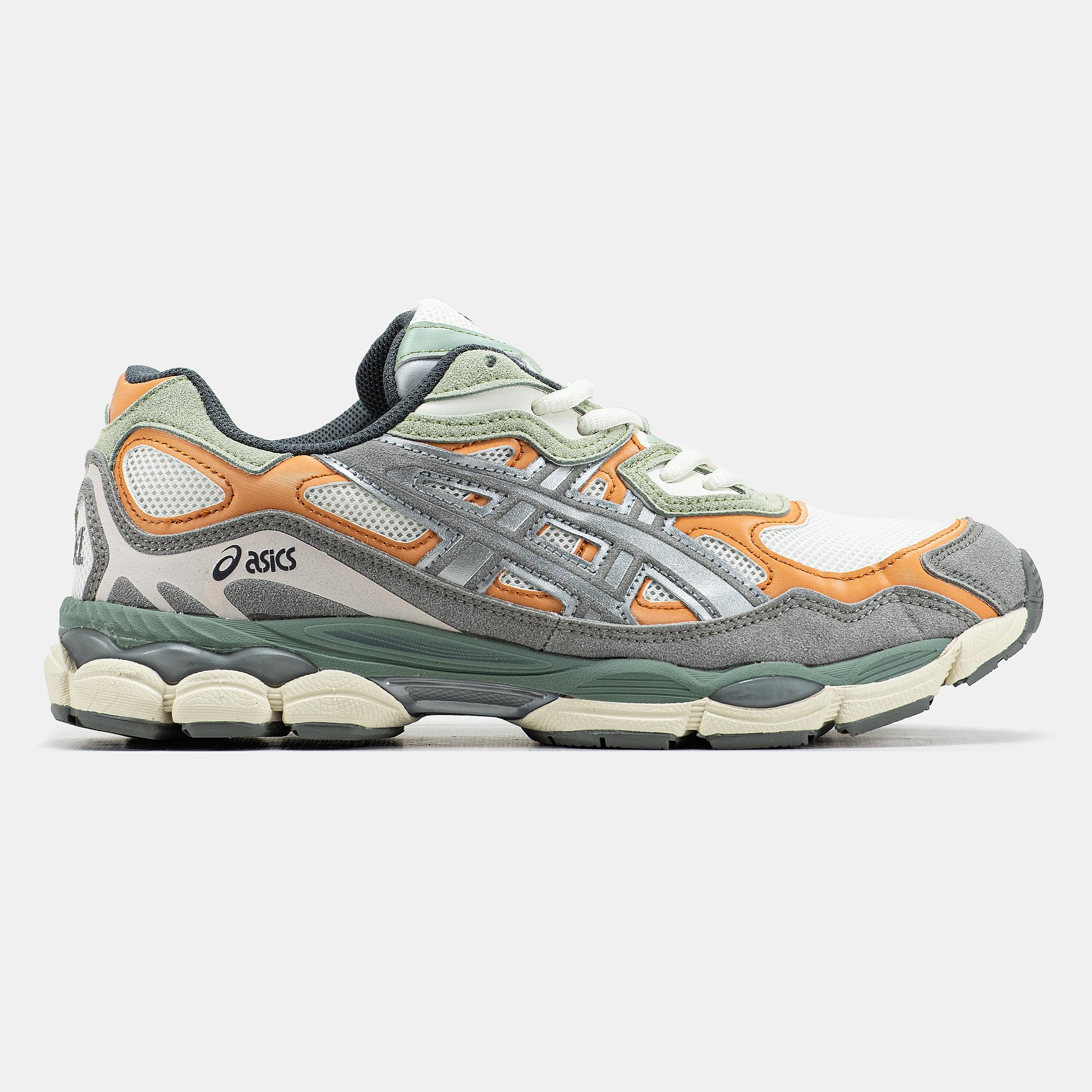 Asics Gel-NYC Grey Orange Green - изображение 8