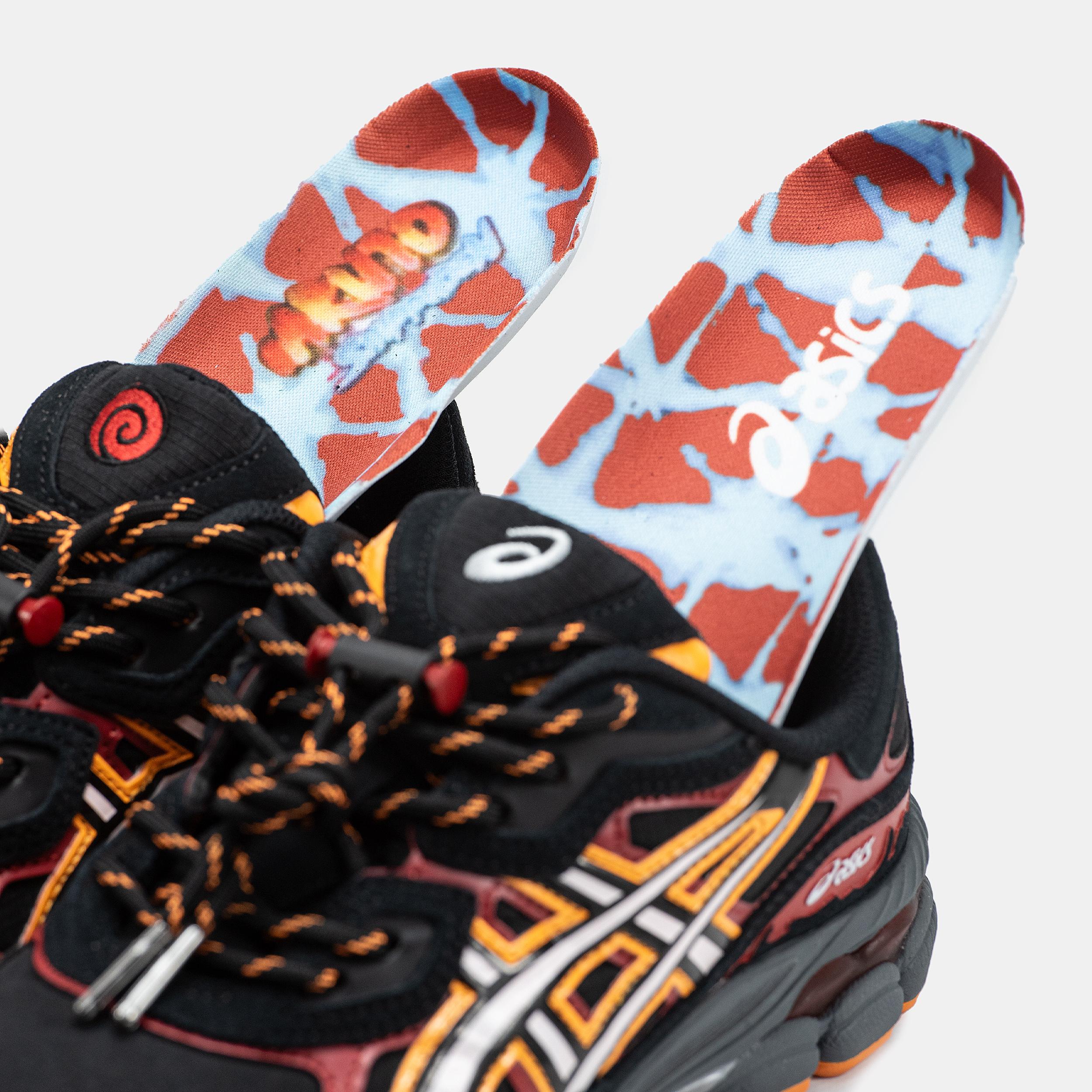 Asics Gel-NYC Black Red Orange Naruto Shippuden - изображение 5