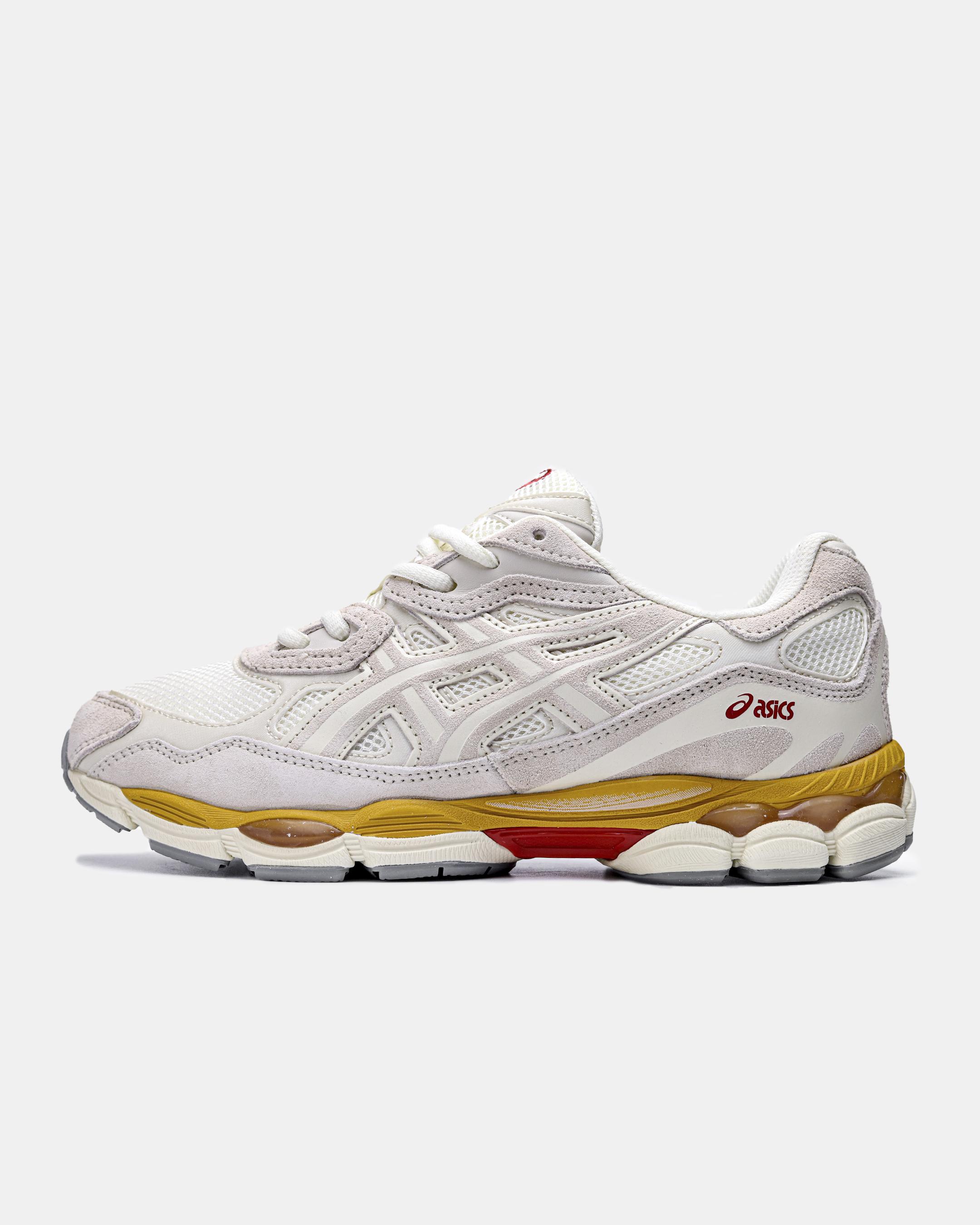 ASICS Gel-NYC White Cream Yellow Red
