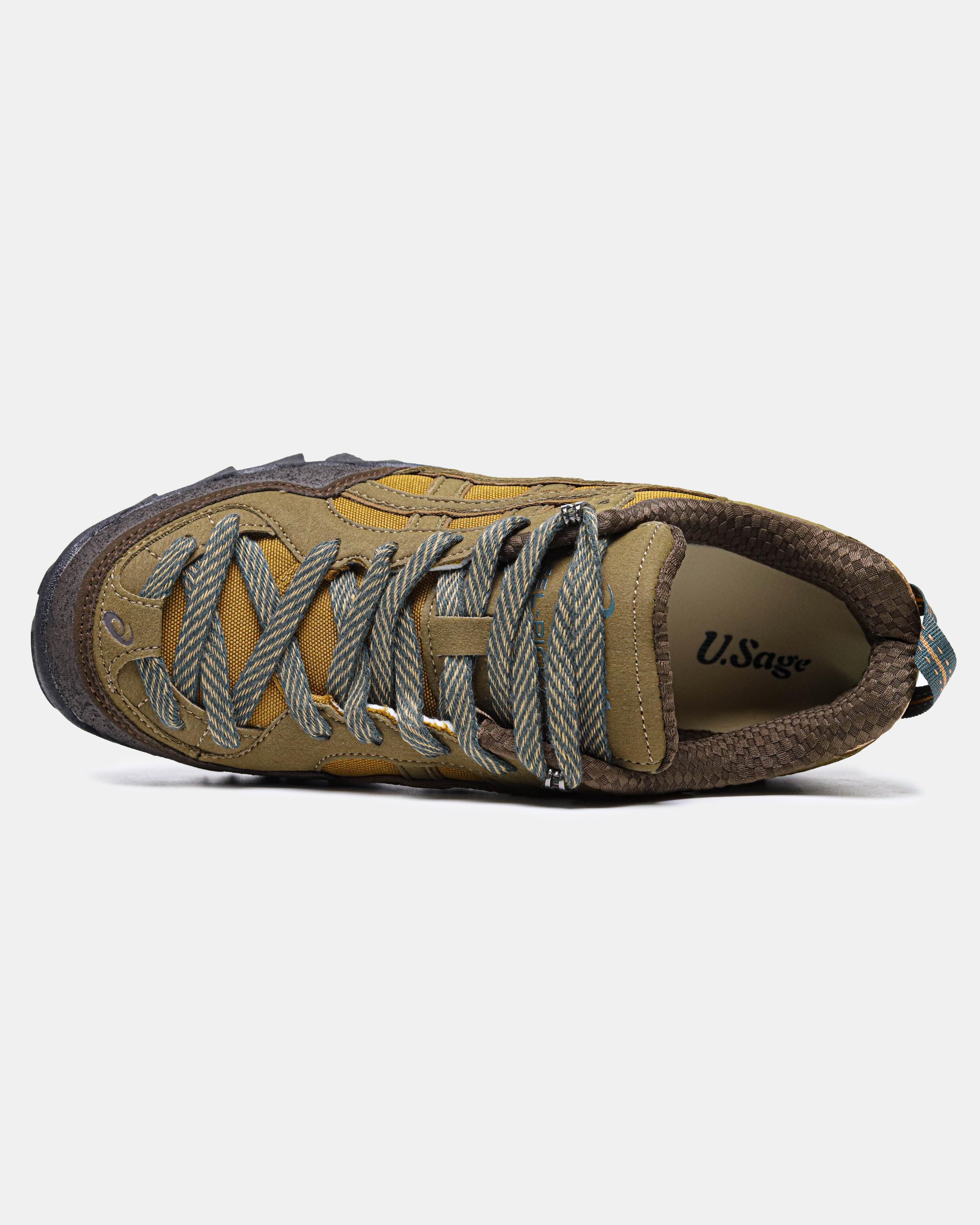 U.SAGE x Asics Gel-Pickup Olive Brown Yellow - изображение 6